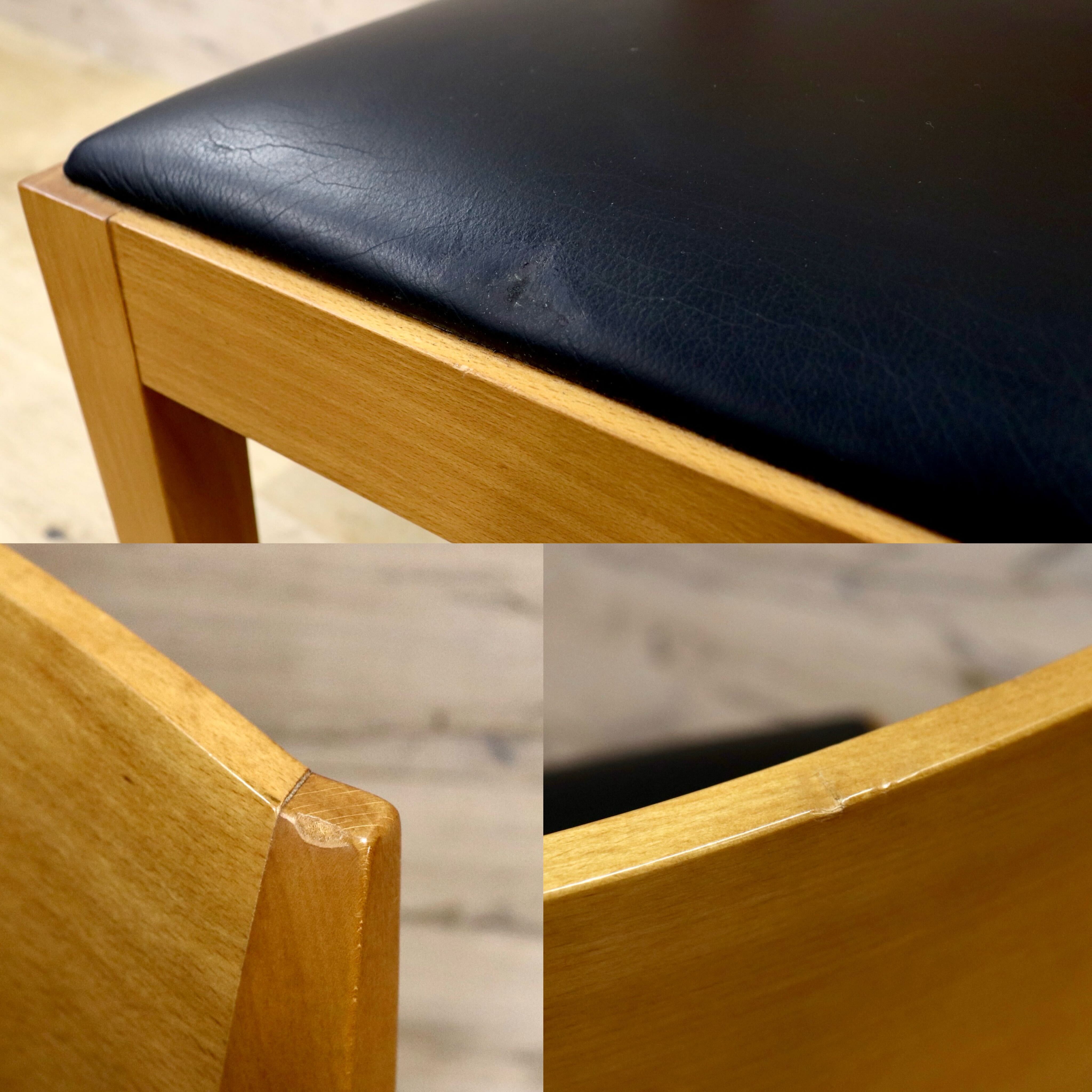 GMIK729A○Andreu World / アンドリュー・ワールド ダイニングチェア 2脚セット 椅子 レザー シンプル モダン スペイン製