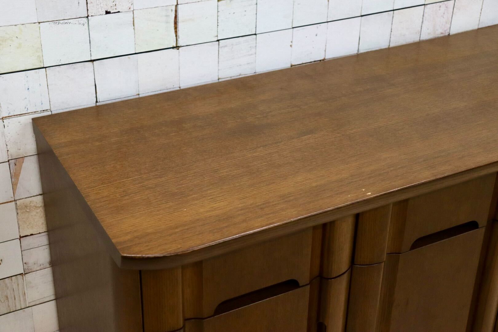 GMHS41○shirakawa / シラカワ サイドボード キャビネット リビング収納 飾り棚 楢材 無垢 モダン 飛騨家具 国産家具