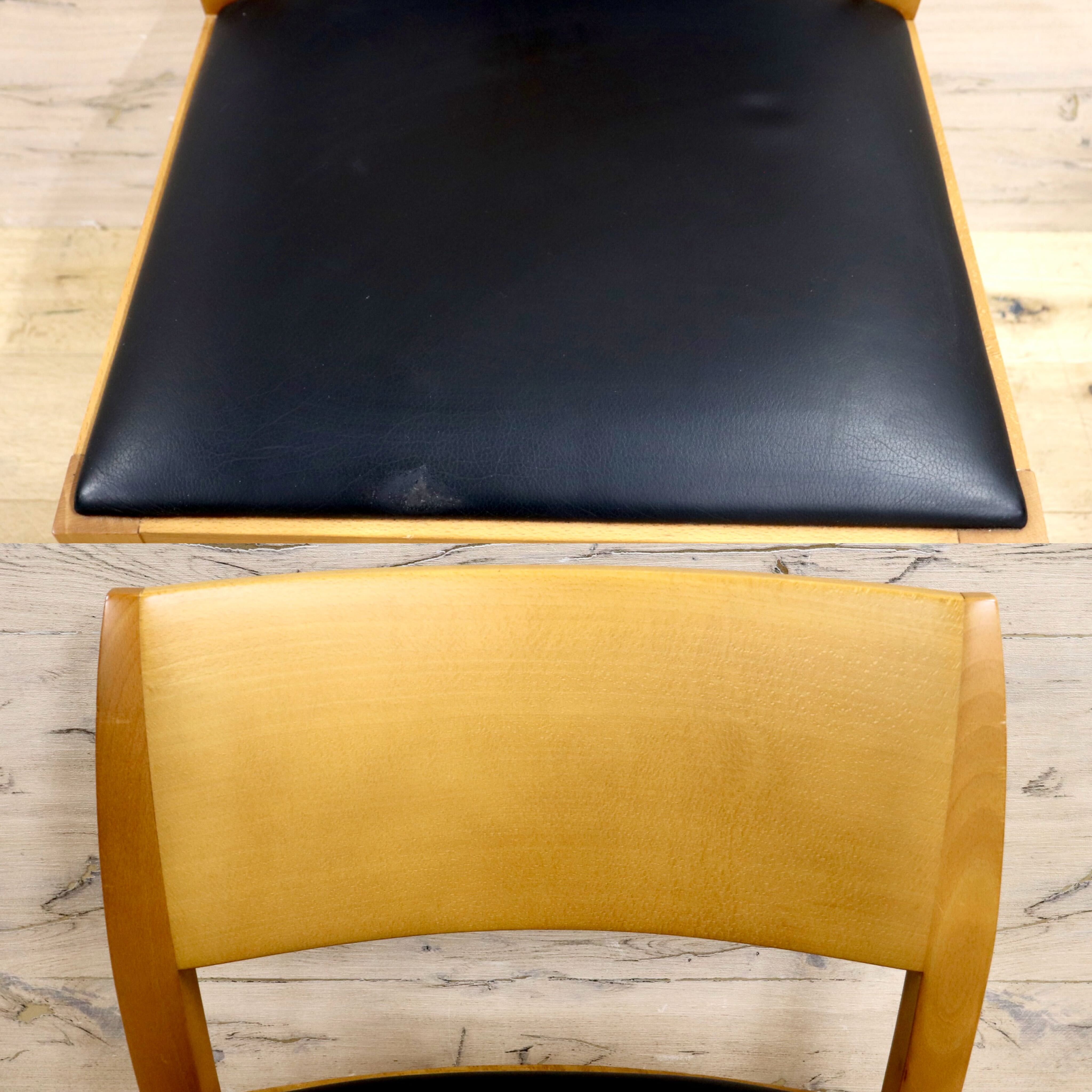 GMIK729A○Andreu World / アンドリュー・ワールド ダイニングチェア 2脚セット 椅子 レザー シンプル モダン スペイン製