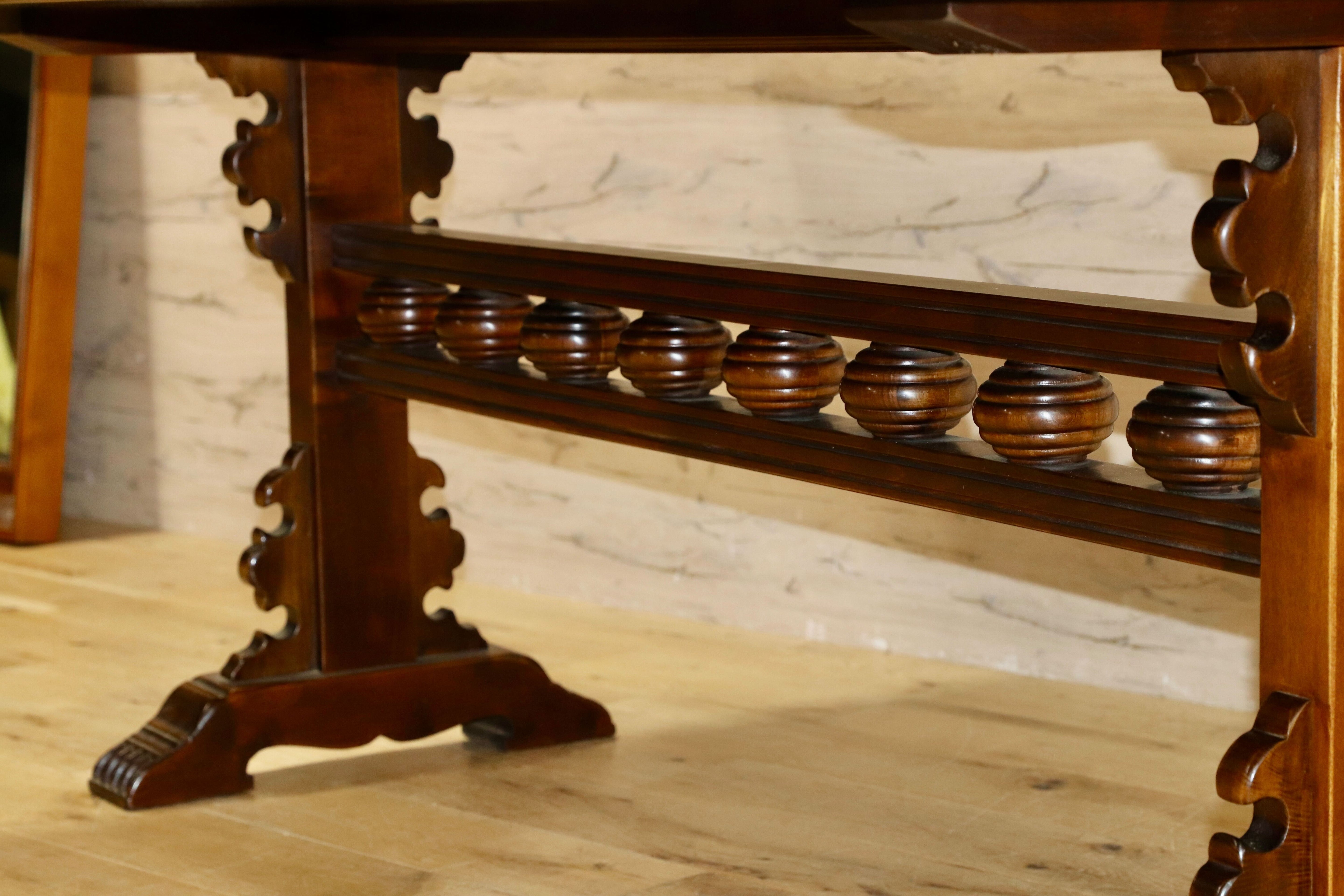 GMHO123○VARO.S.A. VALENTI / バロッサバレンティ ダイニングテーブル 食卓テーブル スペイン最高峰 クラシック IDC大塚家具 無垢材