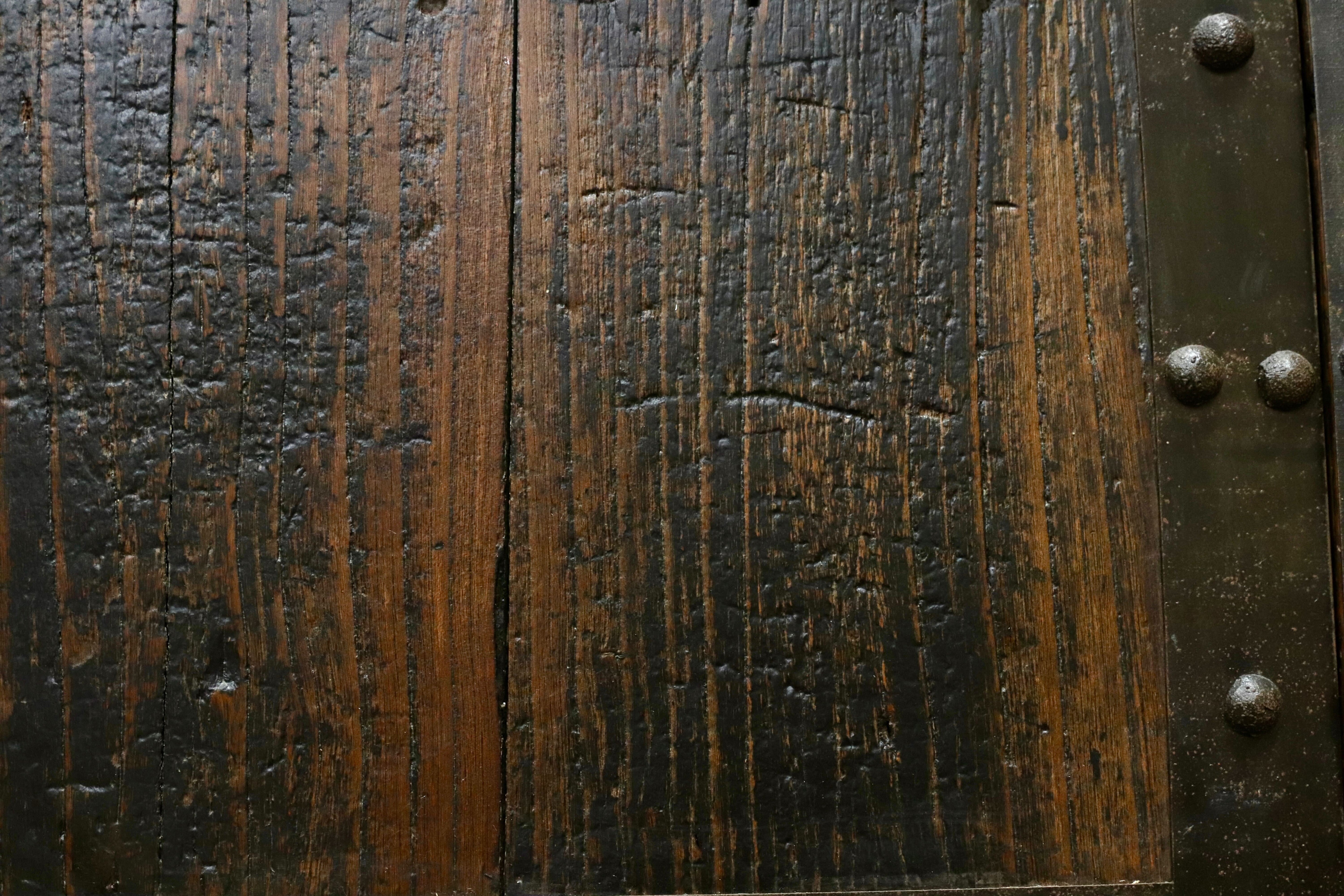 GMGH477○年代物 蔵扉 両開き 時代扉 建具 オブジェ 稀少 アンティーク