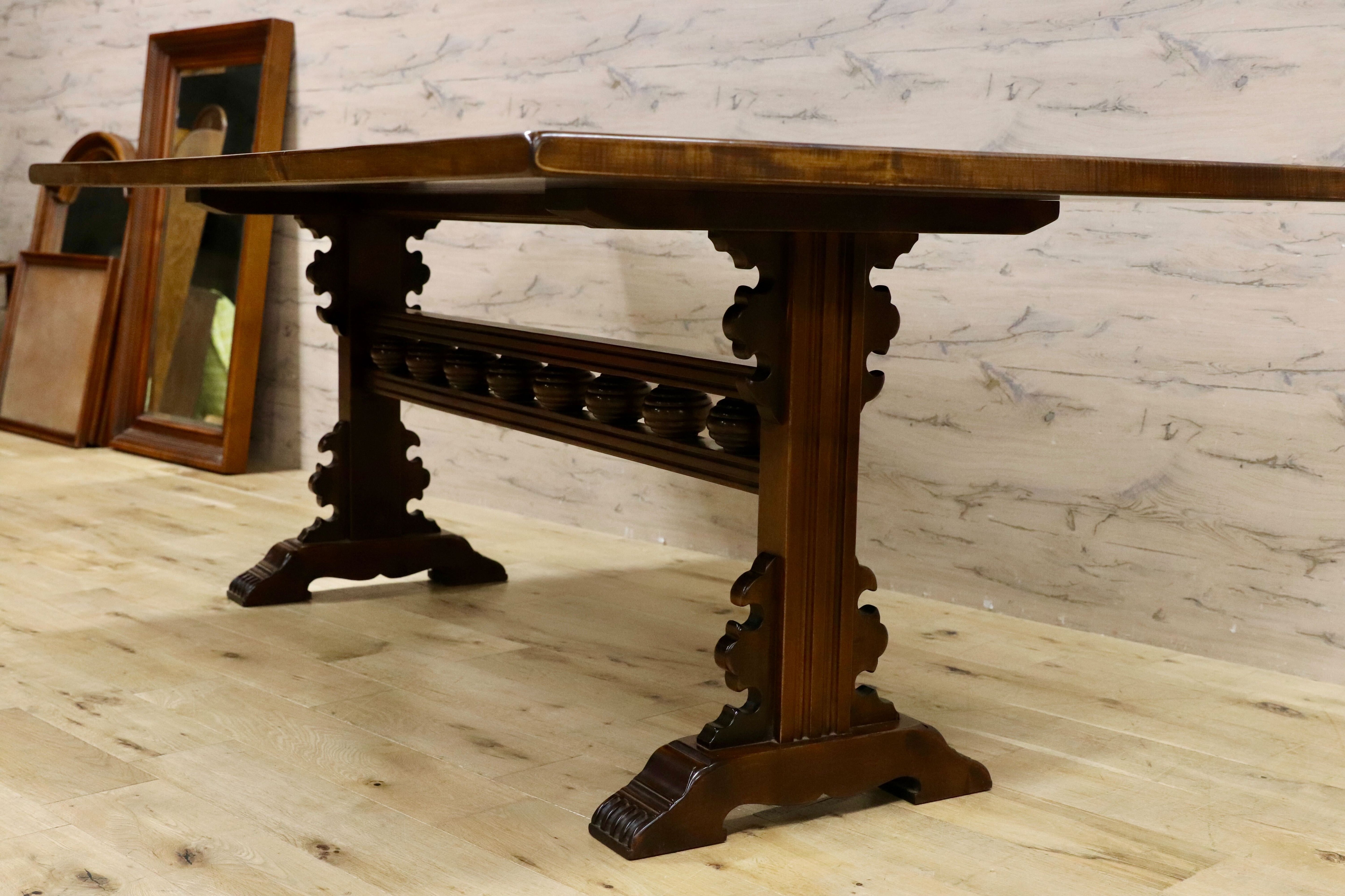 GMHO123○VARO.S.A. VALENTI / バロッサバレンティ ダイニングテーブル 食卓テーブル スペイン最高峰 クラシック IDC大塚家具 無垢材