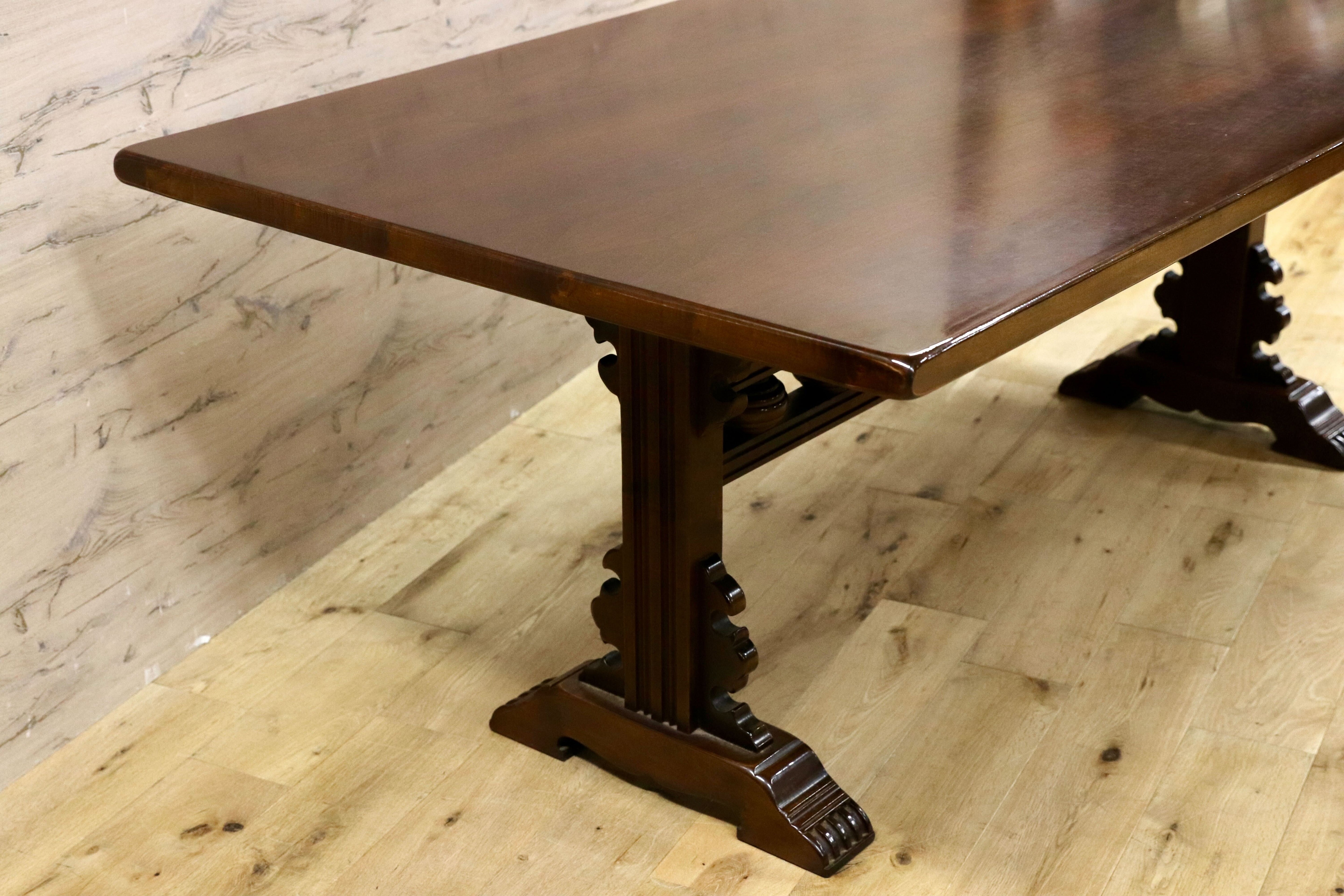 GMHO123○VARO.S.A. VALENTI / バロッサバレンティ ダイニングテーブル 食卓テーブル スペイン最高峰 クラシック IDC大塚家具 無垢材