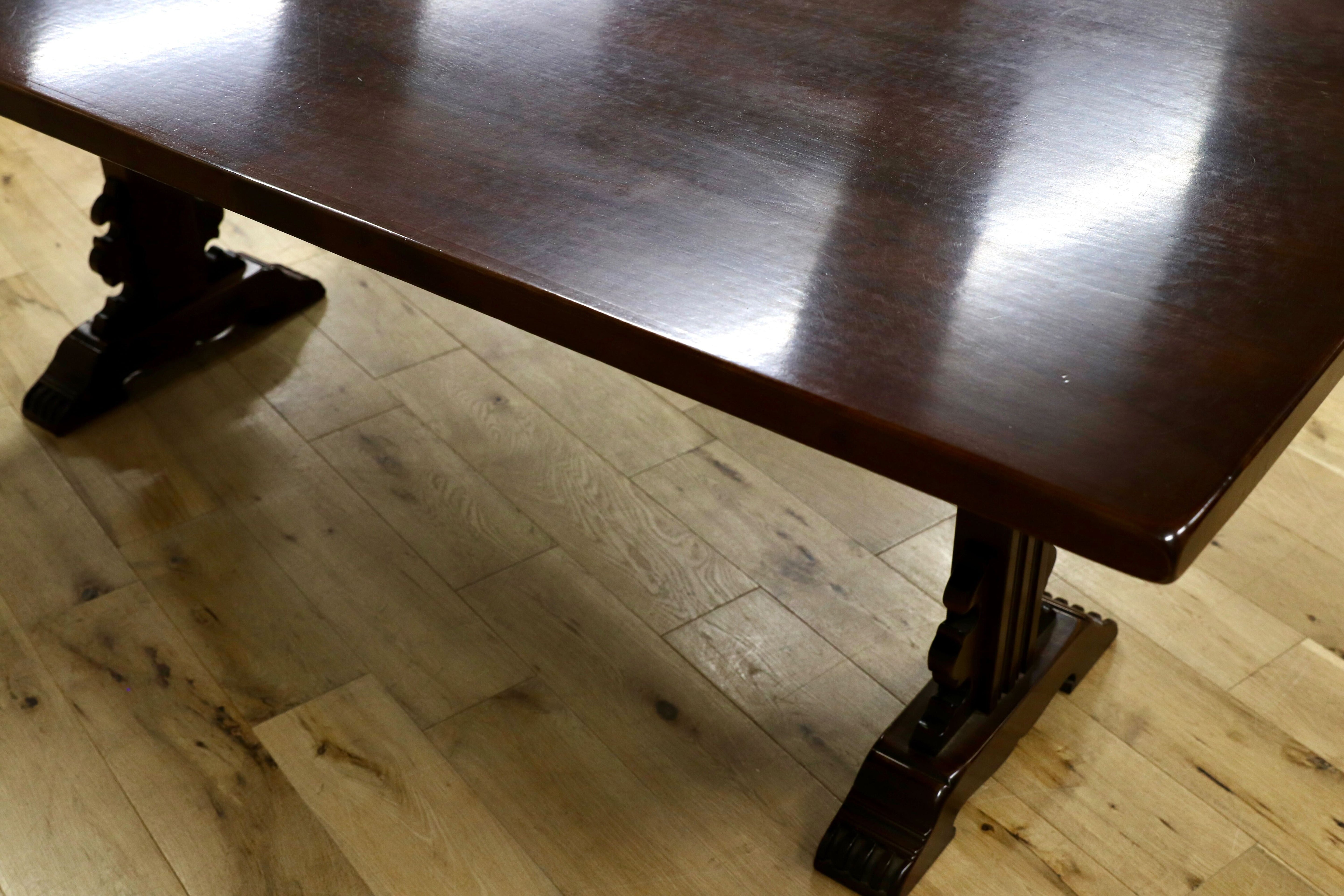 GMHO123○VARO.S.A. VALENTI / バロッサバレンティ ダイニングテーブル 食卓テーブル スペイン最高峰 クラシック IDC大塚家具 無垢材