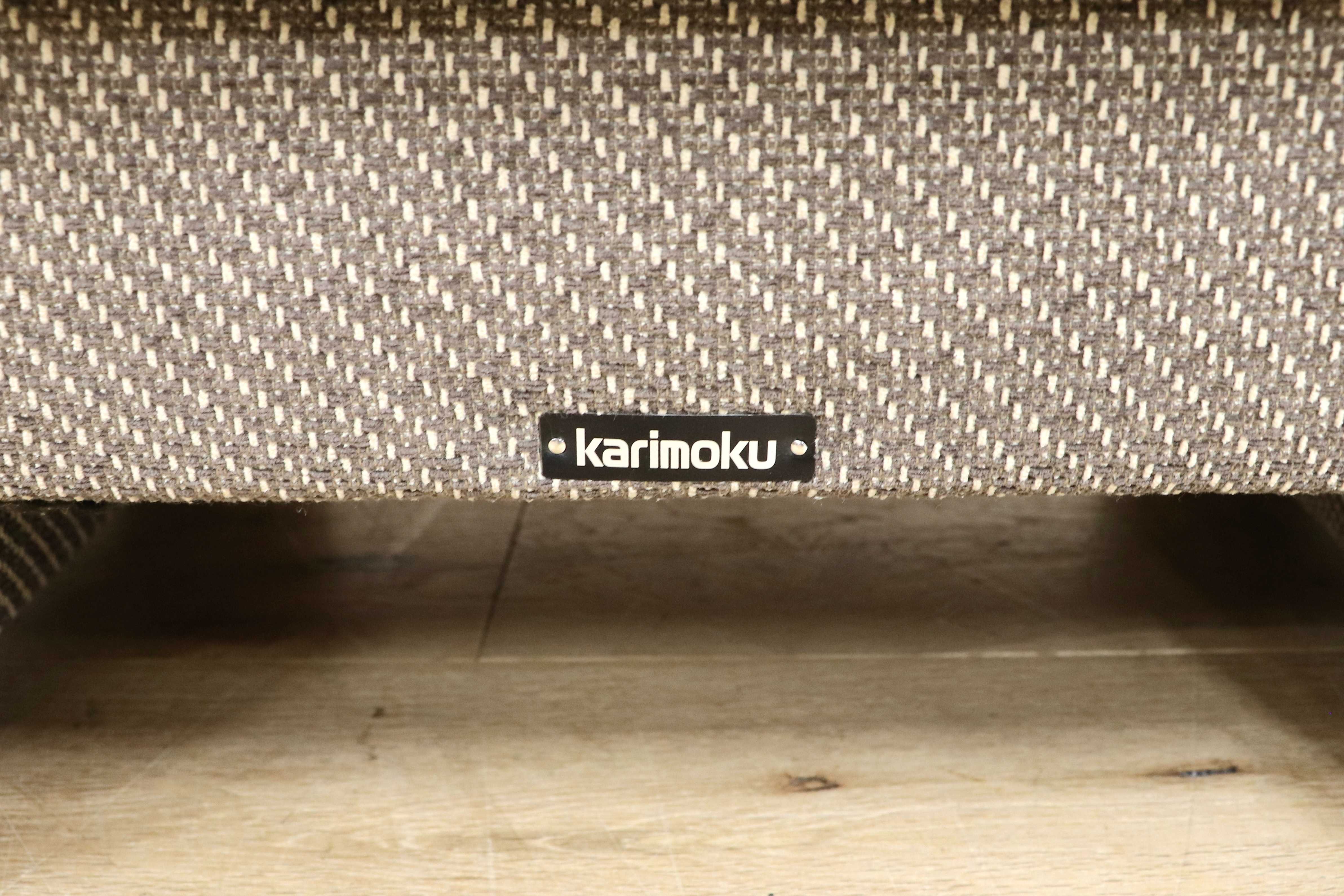 GMHH436○karimoku / カリモク オットマン スツール ファブリック 国産家具