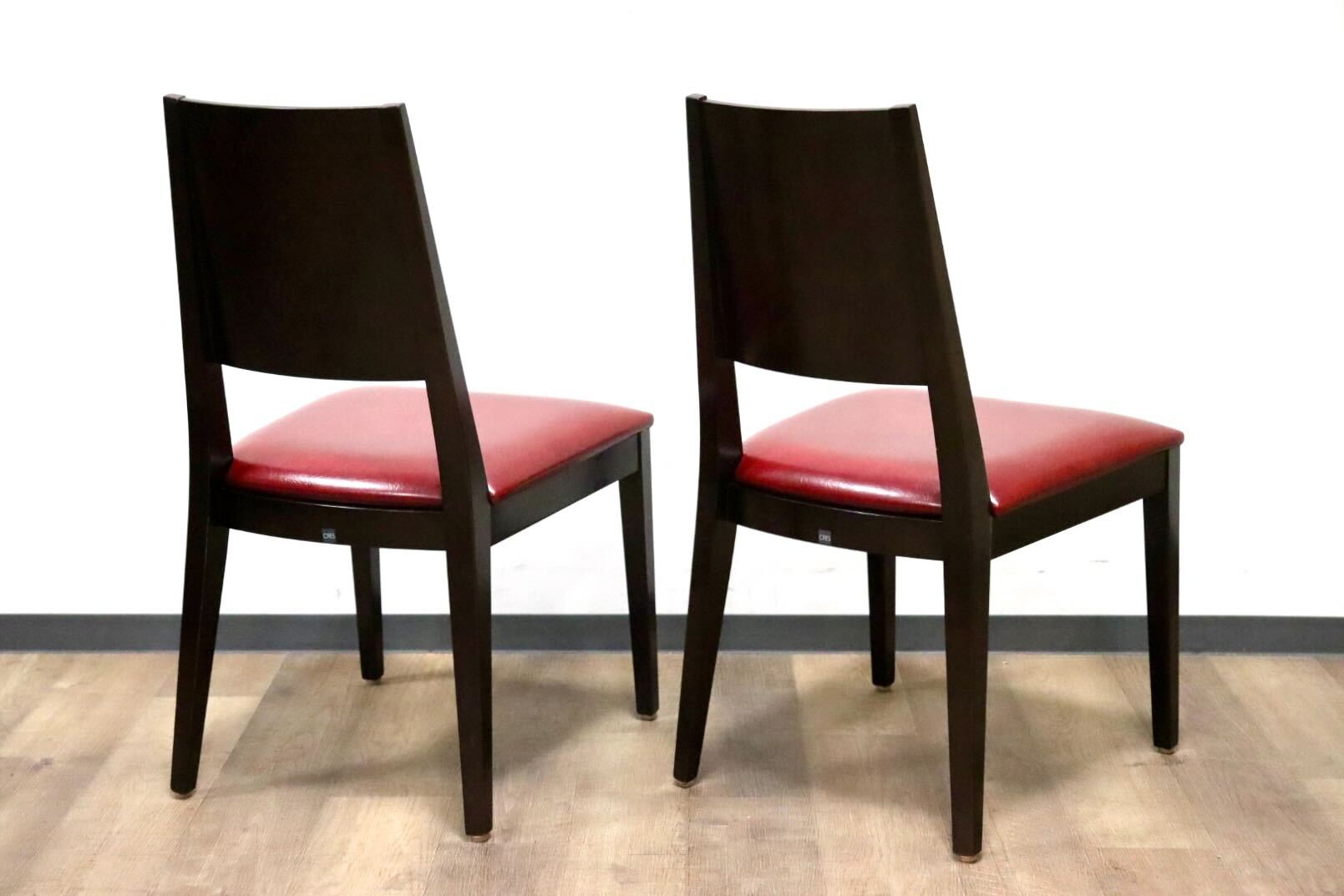 GMHH21C○CRES ダイニングチェア 椅子 2脚セット 合皮 食卓椅子 木製