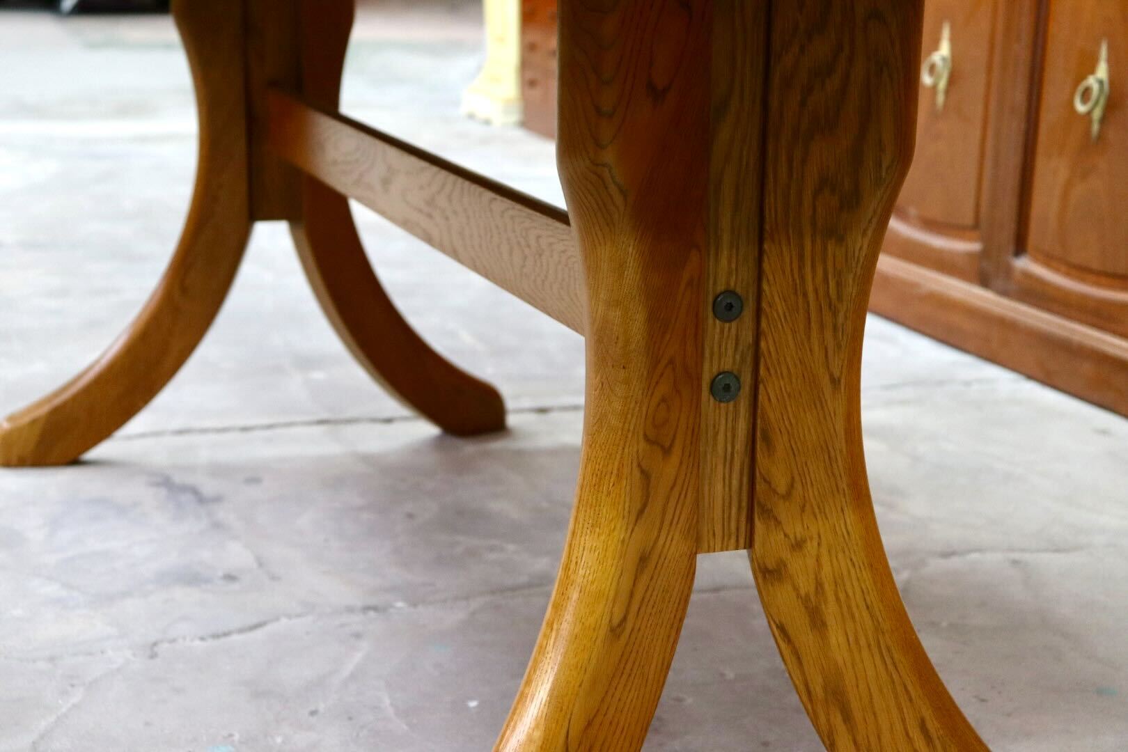 GMIH24○浜本工芸 / HAMAMOTO ダイニングテーブル 食卓テーブル 作業台 楢材 無垢 机 テーブル モダン 国産家具