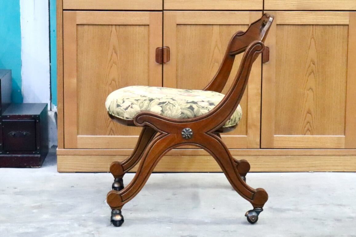 GMIK674A○DREXEL HERITAGE / ドレクセルヘリテイジ エスペラント ダイニングチェア 椅子 キャスター ヴィンテージ クラシック 定価約21万