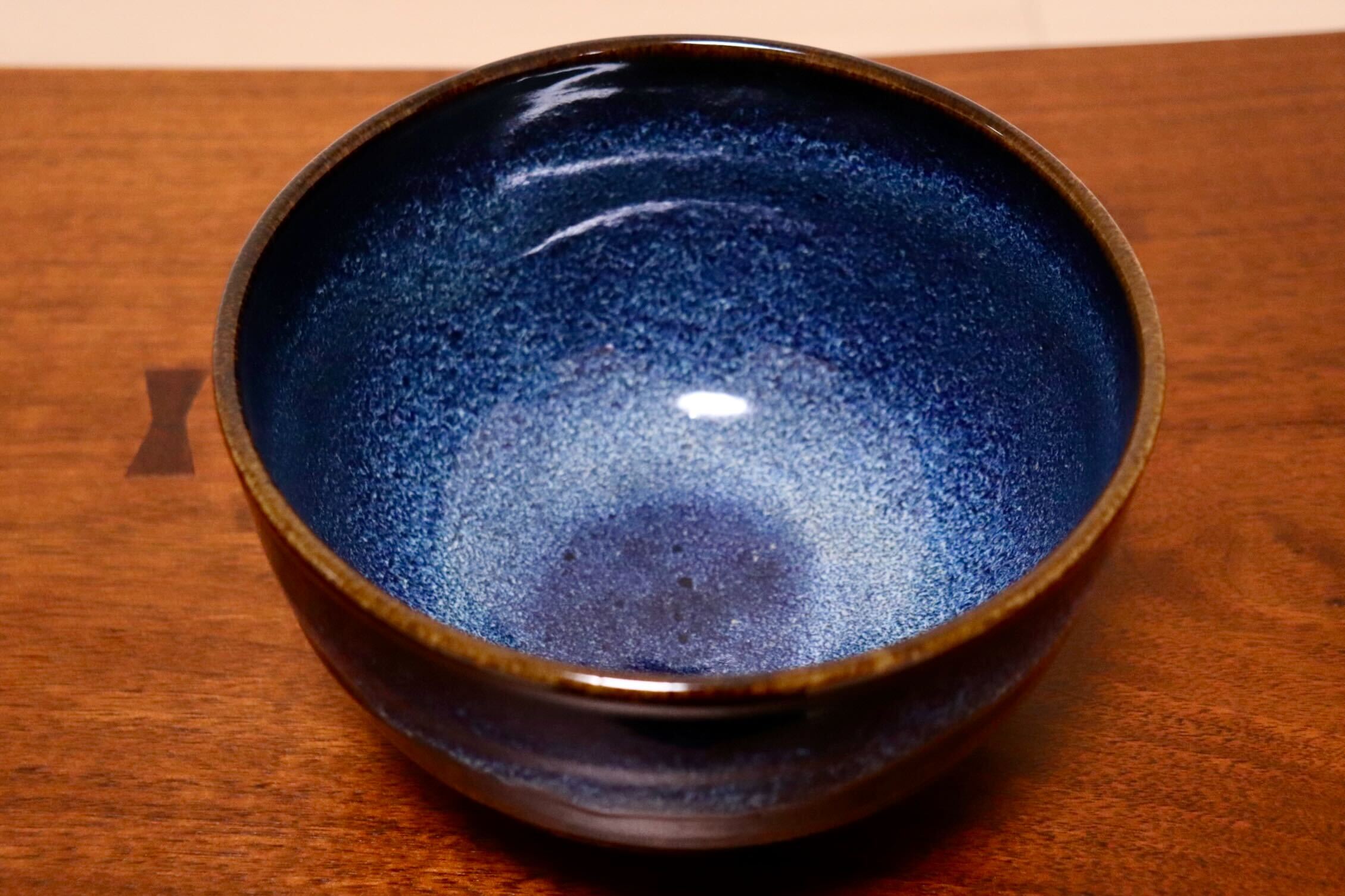 GMIO350B○陶勝窯 丹波焼 黒乳白5.5丼 市野勝 市野勝磯 陶器 工芸品 丹波篠山 未使用