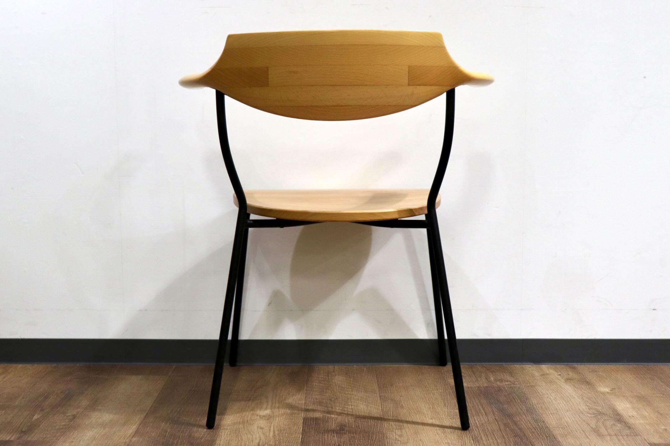 GMHO132C○アトリエ木馬 / ATELIER MOKUBA TRI chair トライチェア アームチェア 椅子 ビーチ無垢材 定価9.7万