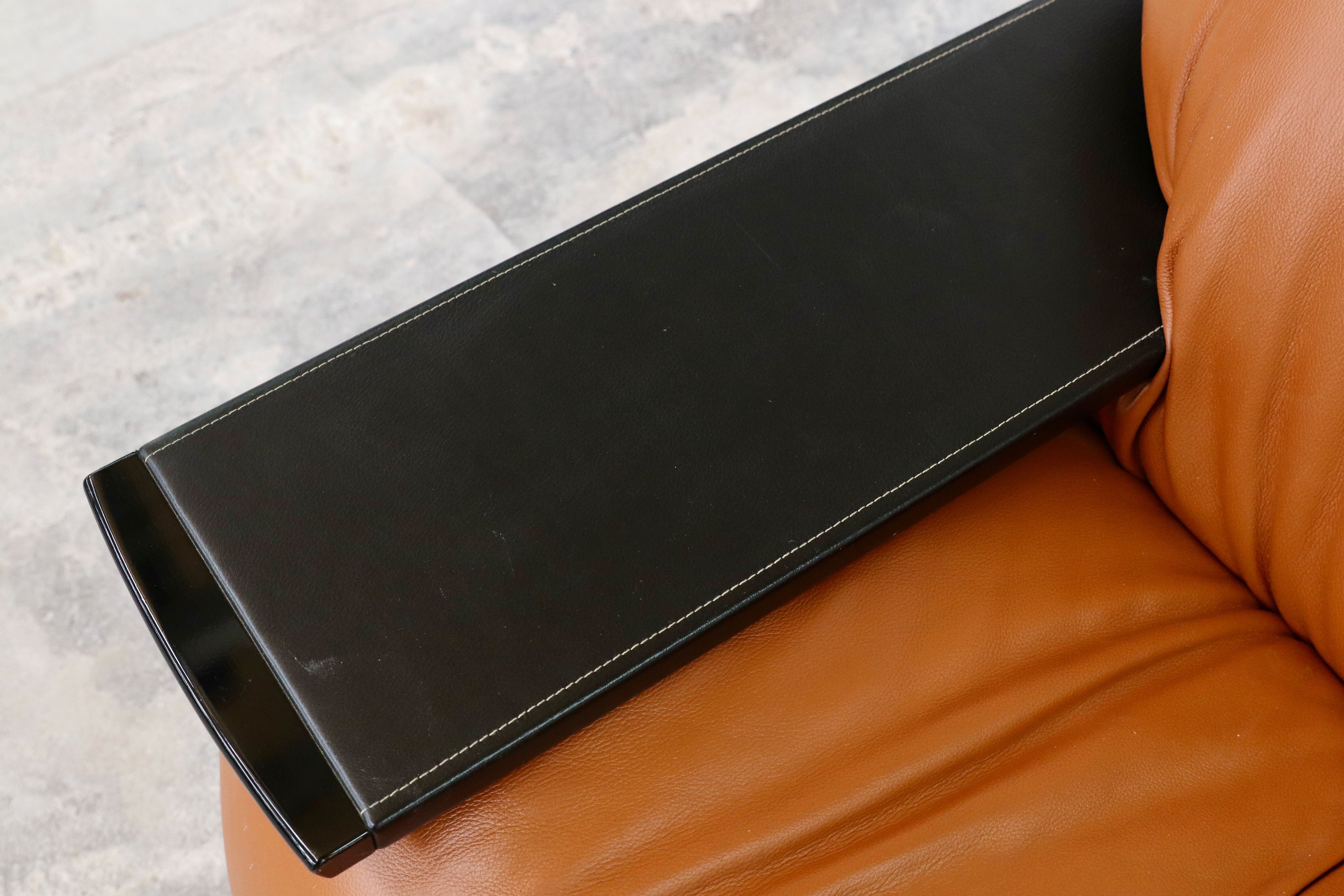 c○モリシゲ / MORISHIGE G-アーク 3人掛けソファ トリプルソファ ライトブラウン 総革 IDC大塚家具 モダン