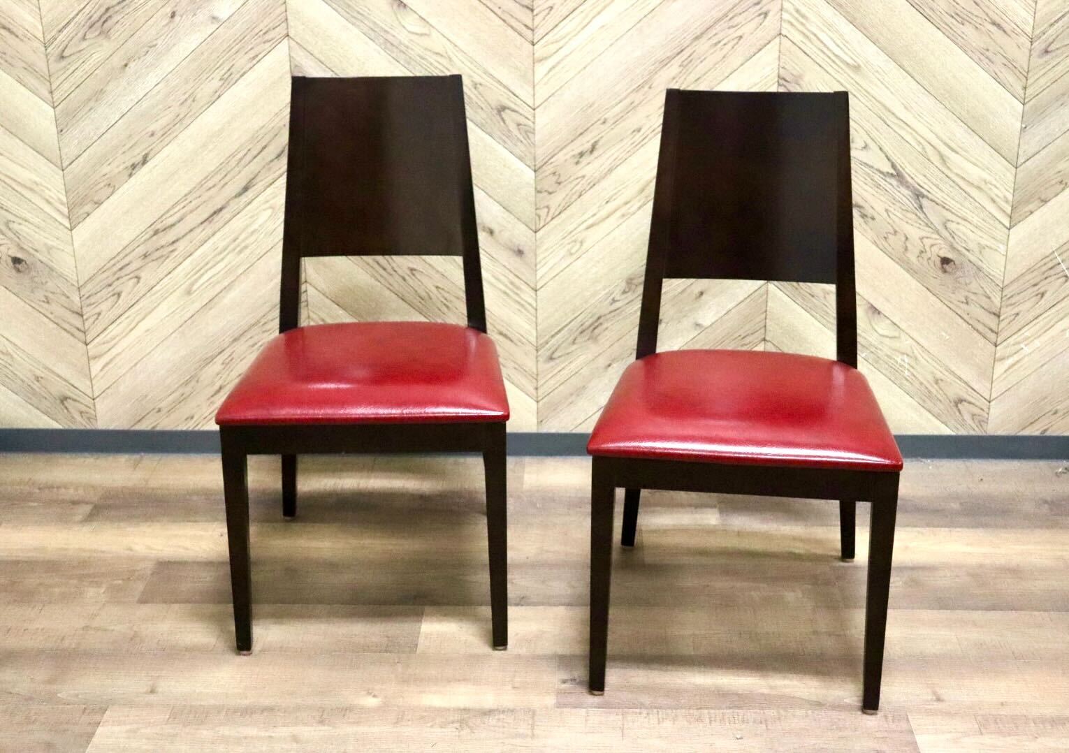 GMHH21D○CRES ダイニングチェア 椅子 2脚セット 合皮 食卓椅子 木製