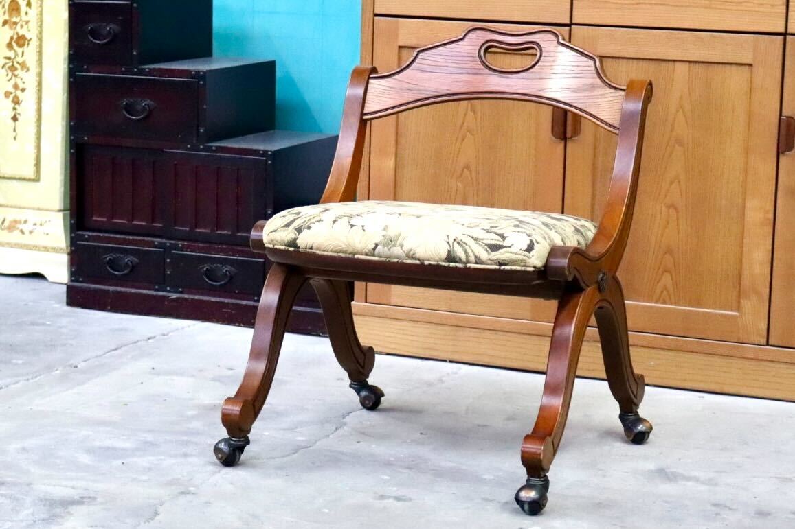 GMIK674B○DREXEL HERITAGE / ドレクセルヘリテイジ エスペラント ダイニングチェア 椅子 キャスター ヴィンテージ クラシック 定価約21万