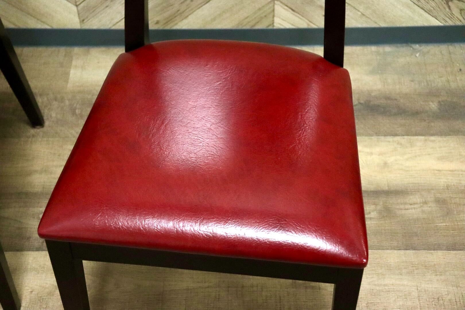 GMHH21D○CRES ダイニングチェア 椅子 2脚セット 合皮 食卓椅子 木製