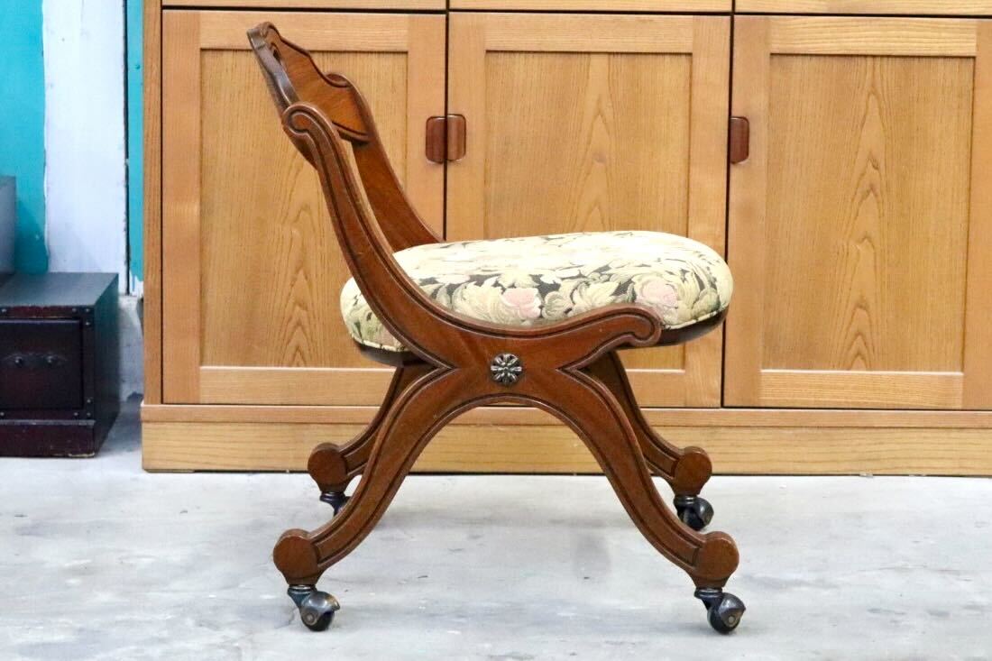 GMIK674B○DREXEL HERITAGE / ドレクセルヘリテイジ エスペラント ダイニングチェア 椅子 キャスター ヴィンテージ クラシック 定価約21万