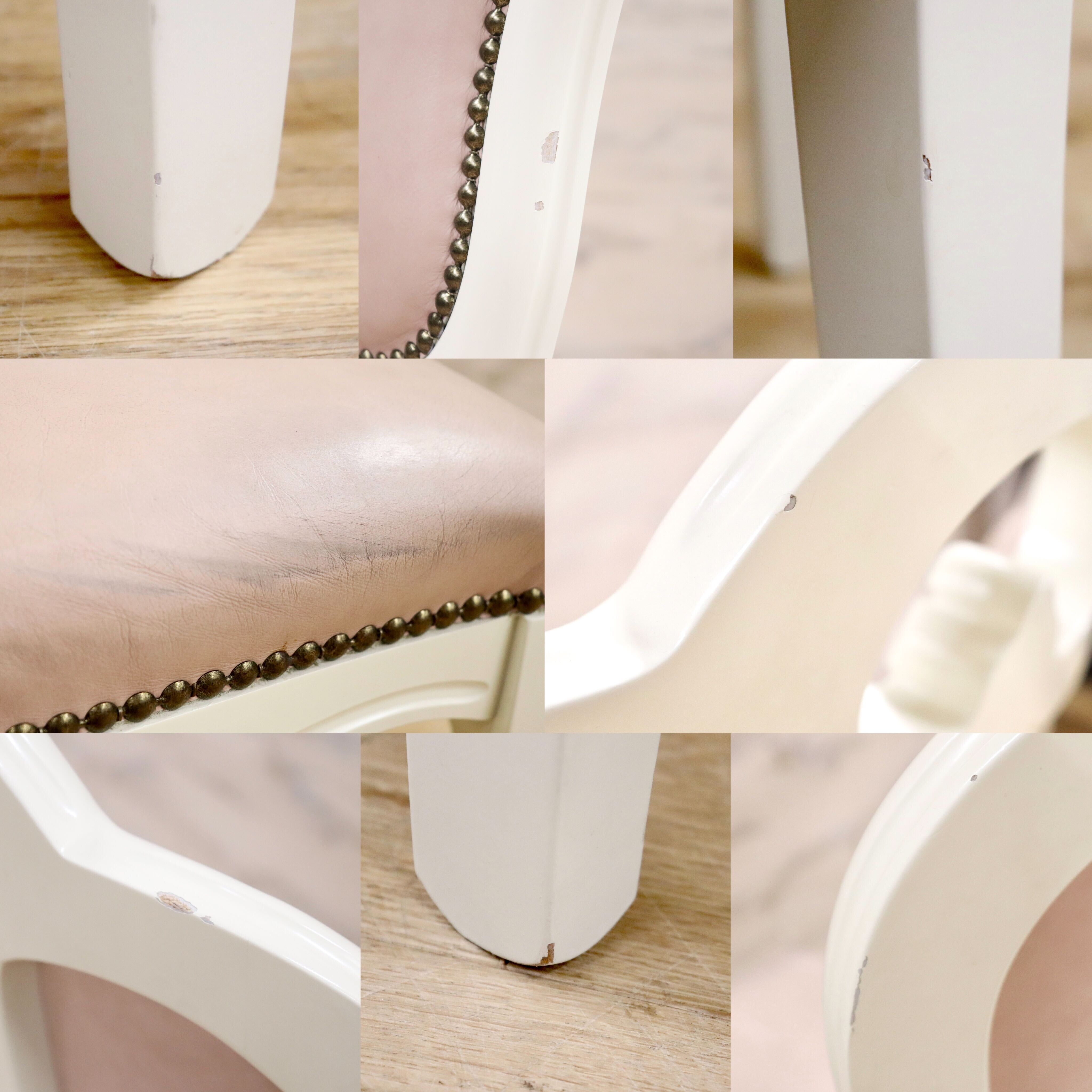 GMHH119D○morello gianpaolo / モレロジャンパウロ ダイニングチェア 椅子 イタリア家具 ヨーロピアン家具 アンティーク レザー