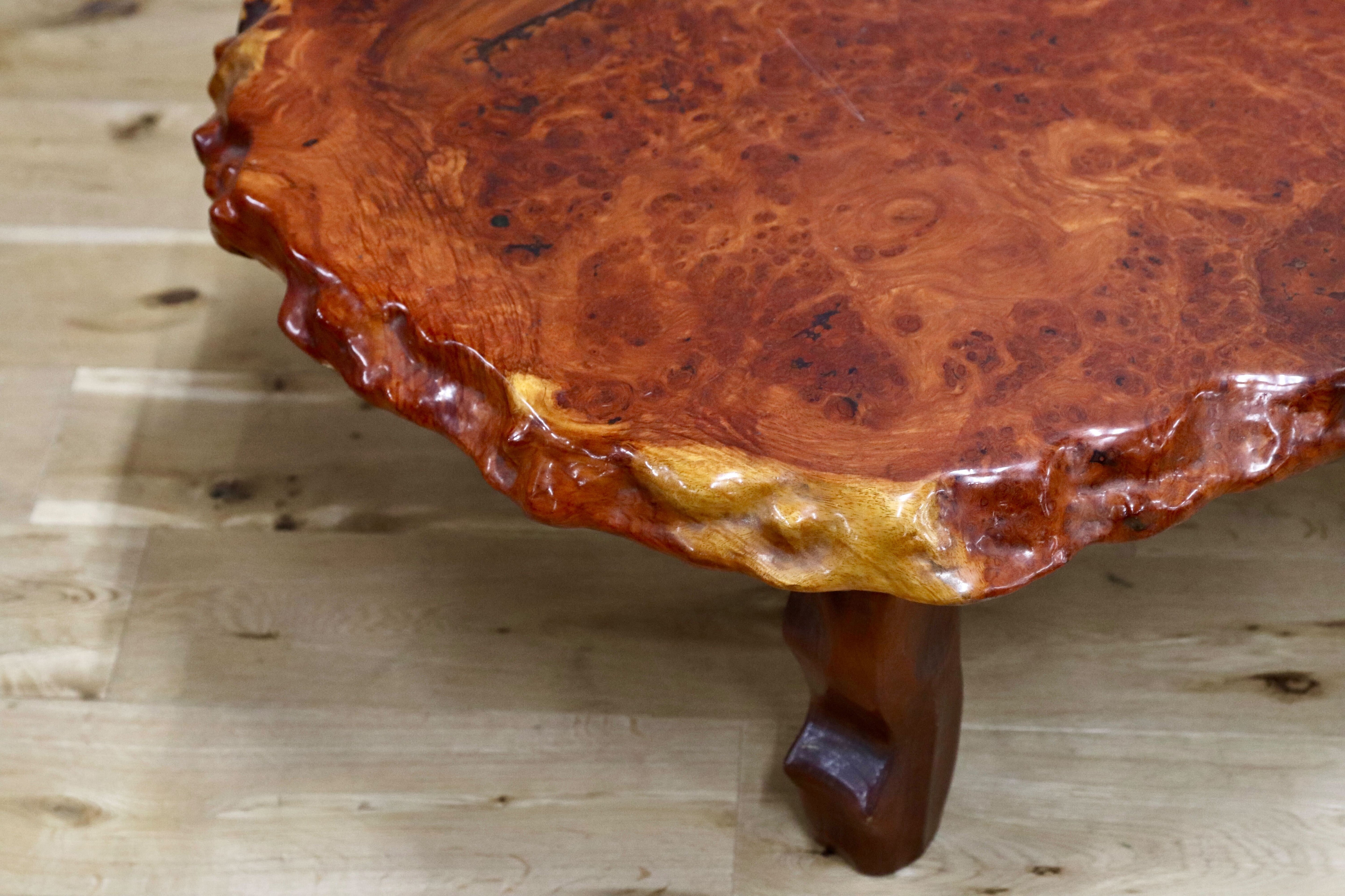 GMHK815○花梨材 センターテーブル リビングテーブル ローテーブル 唐木 銘木 中国美術 民藝 アンティーク 家具 和モダン