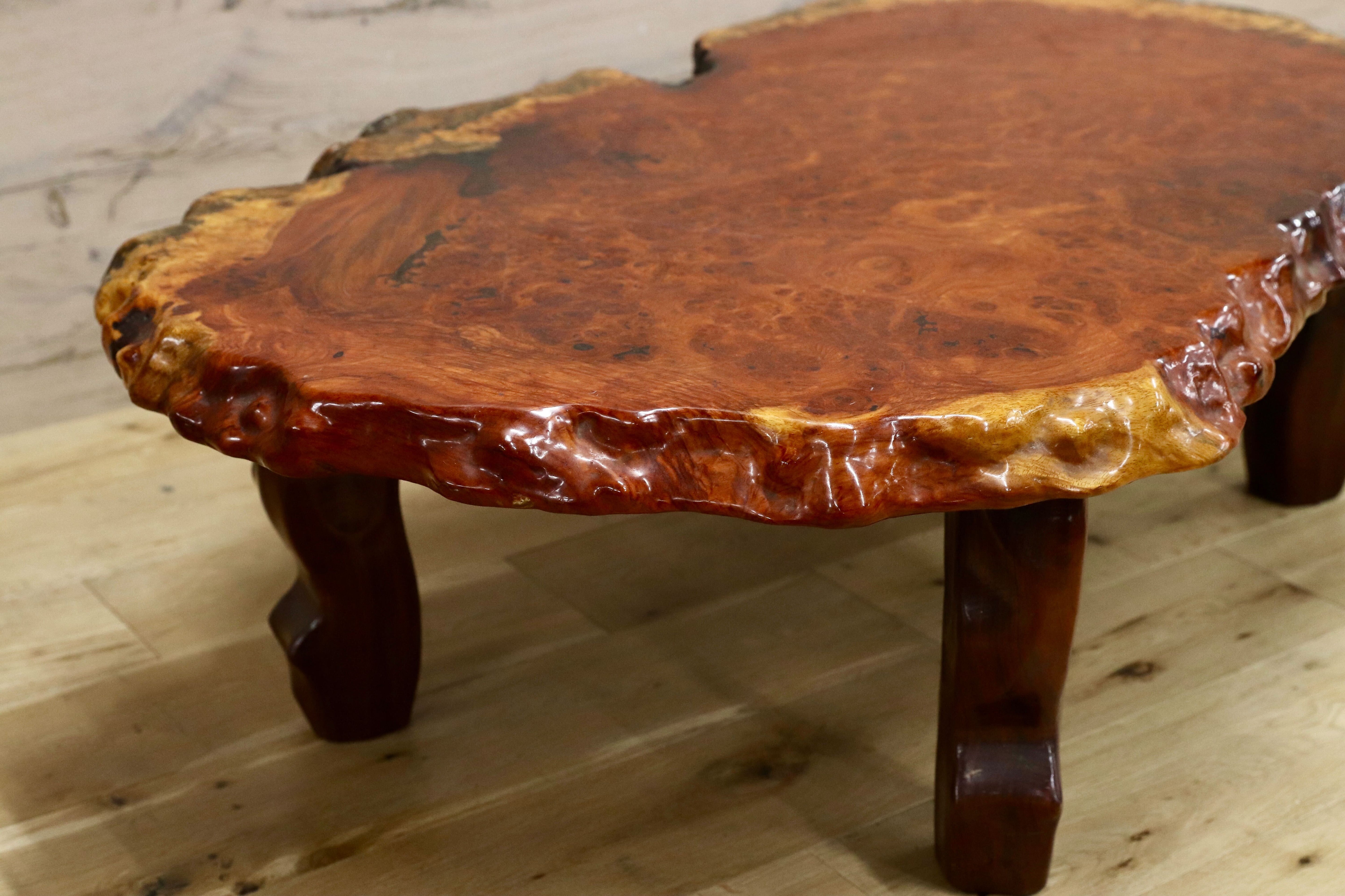 GMHK815○花梨材 センターテーブル リビングテーブル ローテーブル 唐木 銘木 中国美術 民藝 アンティーク 家具 和モダン