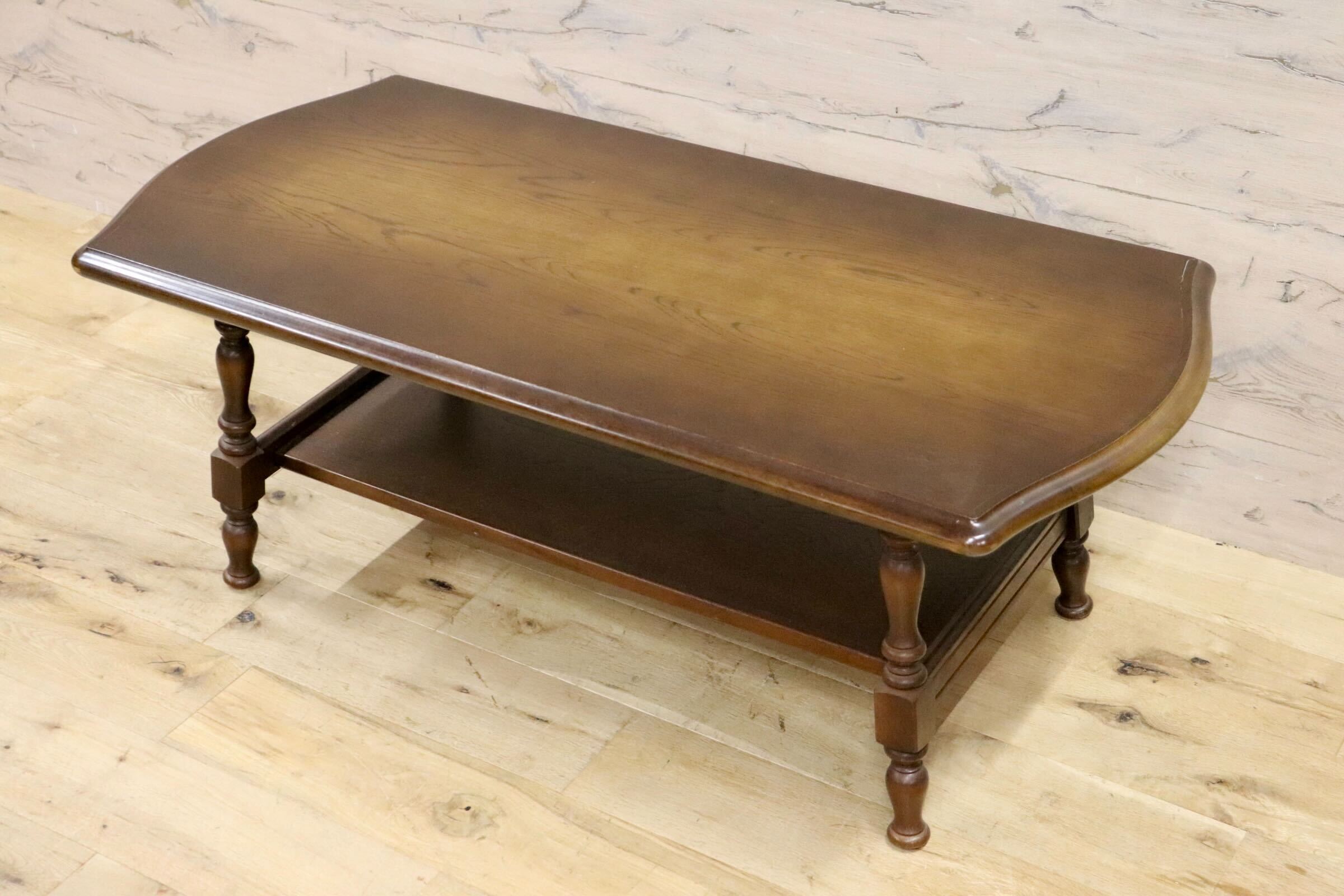 GMHH271○飛騨産業 / HIDA キツツキ 穂高 センターテーブル リビングテーブル コーヒーテーブル 無垢材 カントリー 定価約9万