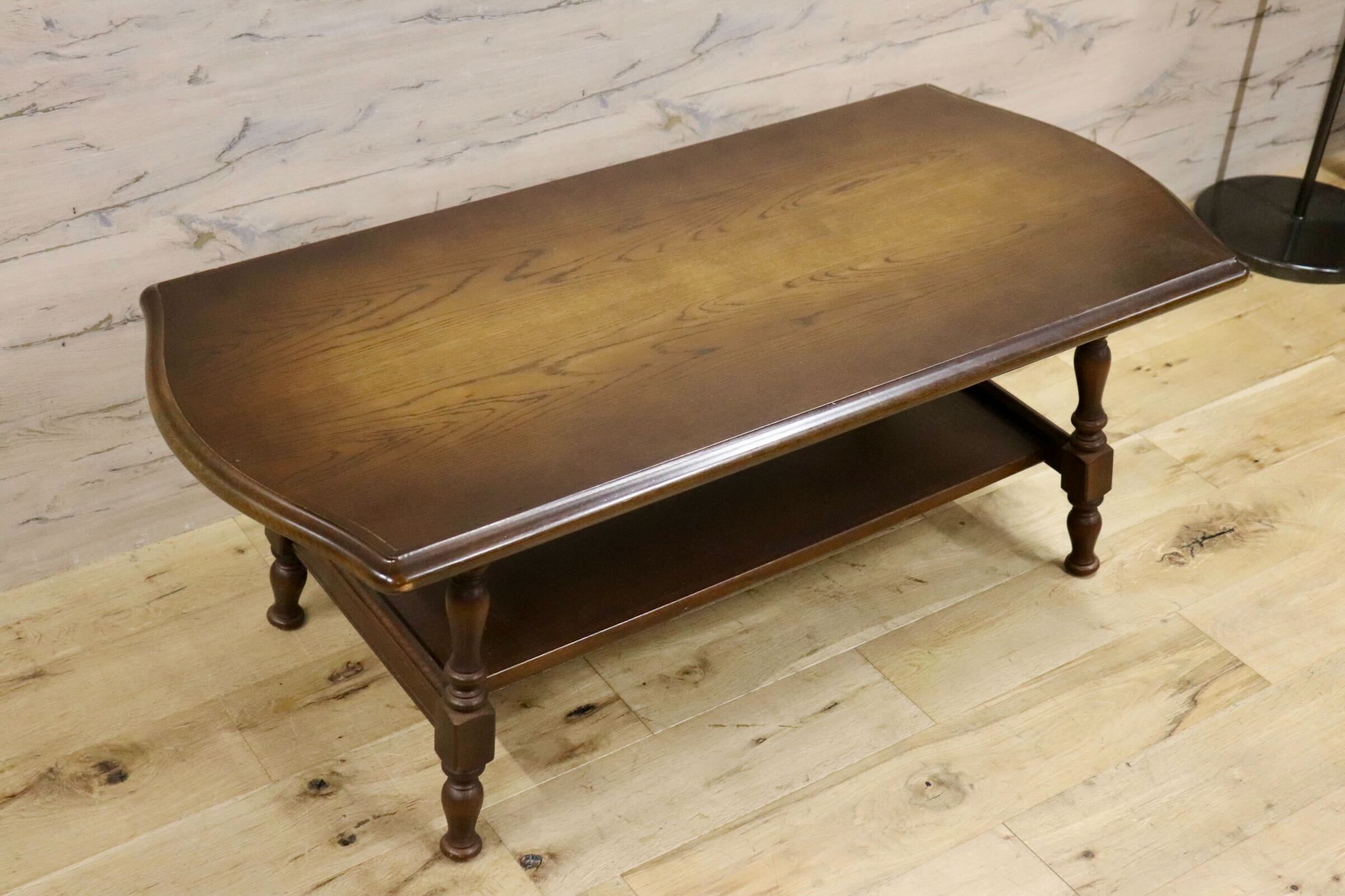 GMHH271○飛騨産業 / HIDA キツツキ 穂高 センターテーブル リビングテーブル コーヒーテーブル 無垢材 カントリー 定価約9万