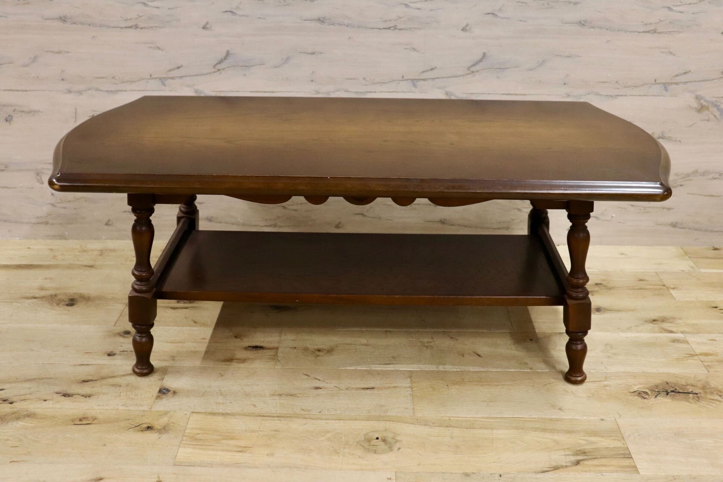 GMHH271○飛騨産業 / HIDA キツツキ 穂高 センターテーブル リビングテーブル コーヒーテーブル 無垢材 カントリー 定価約9万