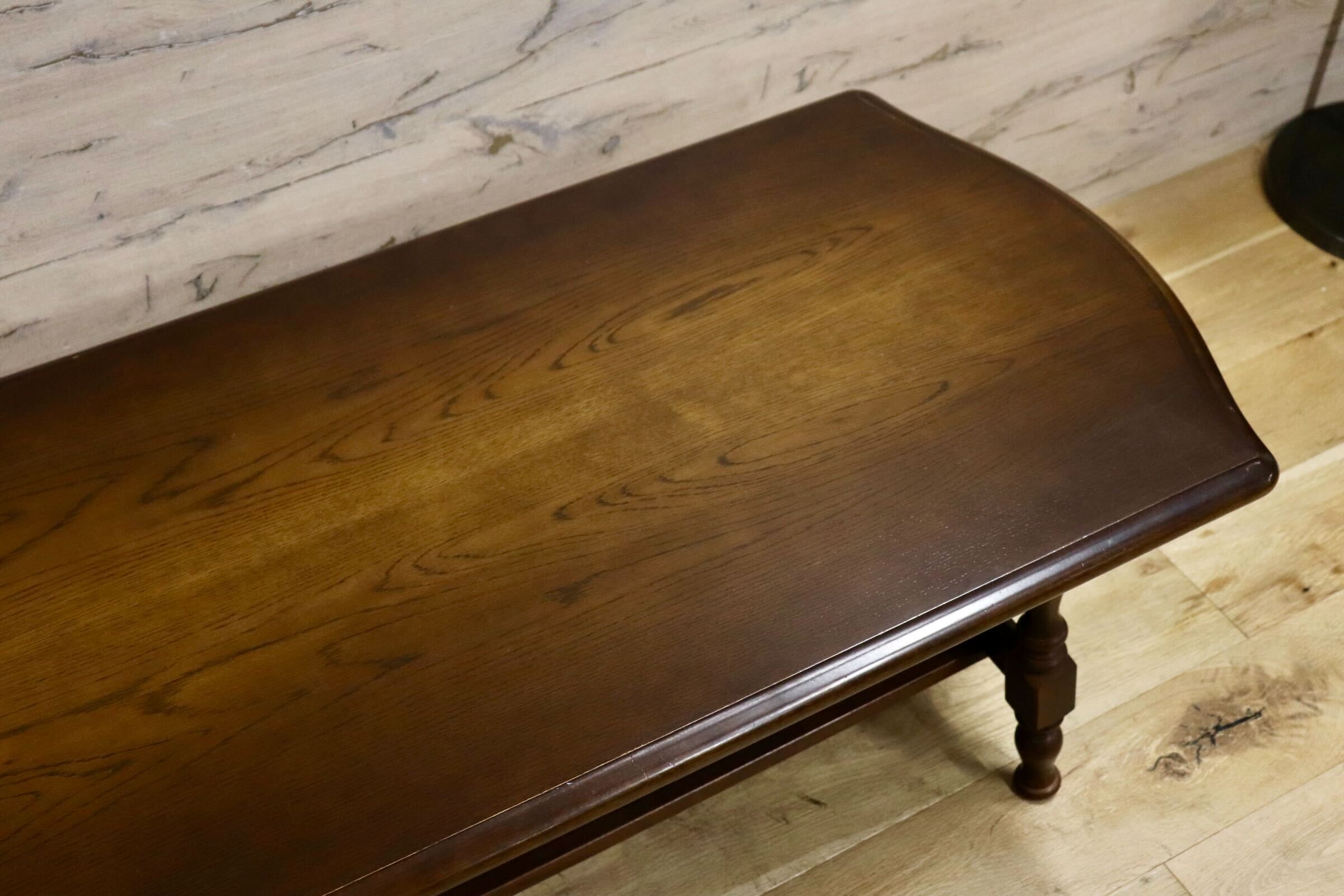 GMHH271○飛騨産業 / HIDA キツツキ 穂高 センターテーブル リビングテーブル コーヒーテーブル 無垢材 カントリー 定価約9万