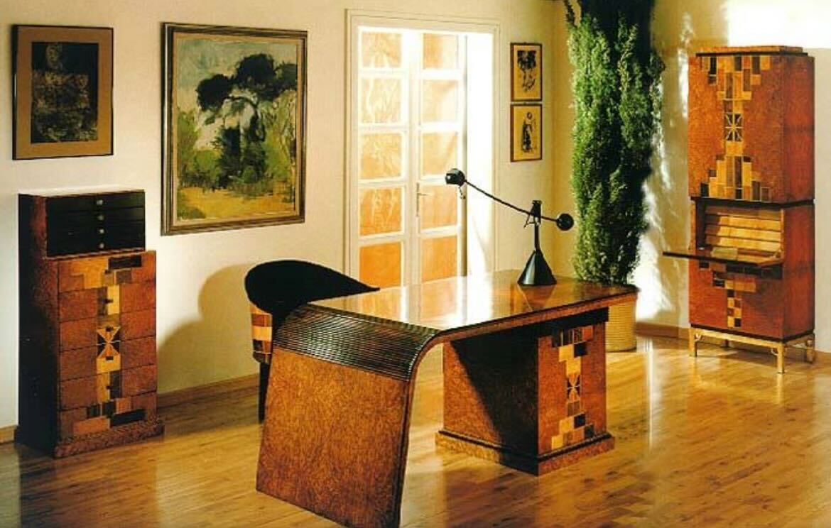 GMIK637○Baixauli / バイシャウリ バレンシア ペペ・ベンリウレ 西洋 スペイン 最高級 プレジデントデスク 書斎机 ヴィンテージ 超レア