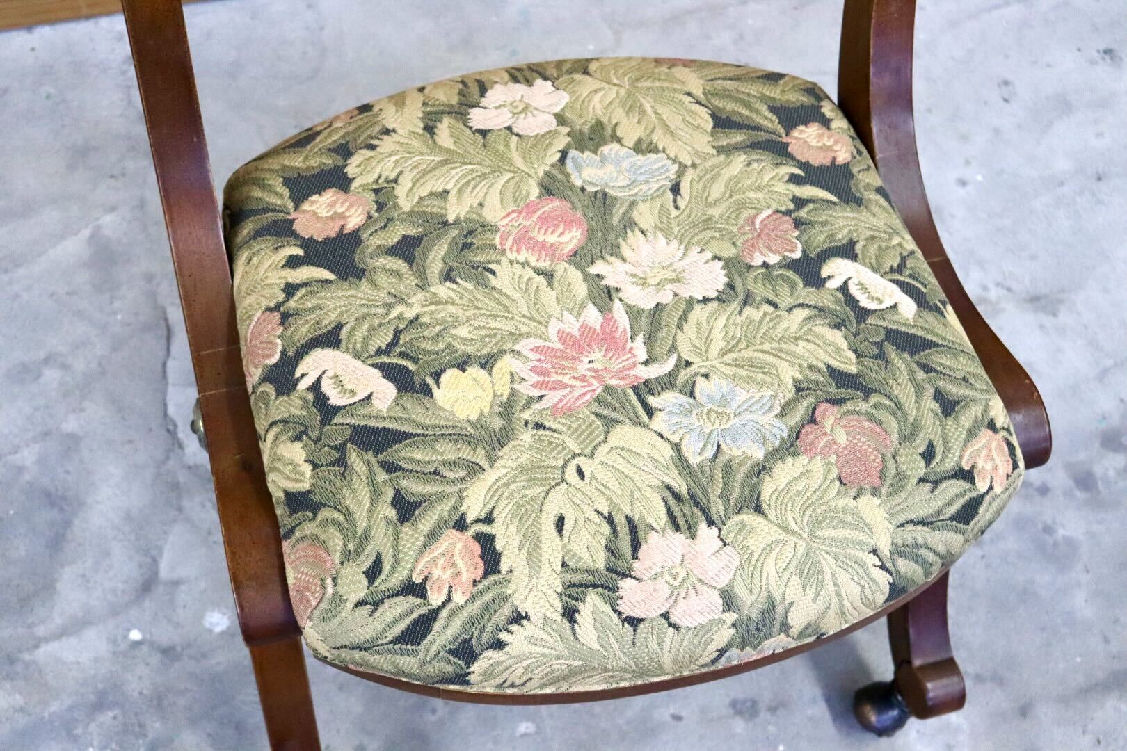 GMIK674C○DREXEL HERITAGE / ドレクセルヘリテイジ エスペラント ダイニングチェア 椅子 キャスター ヴィンテージ クラシック 定価約21万