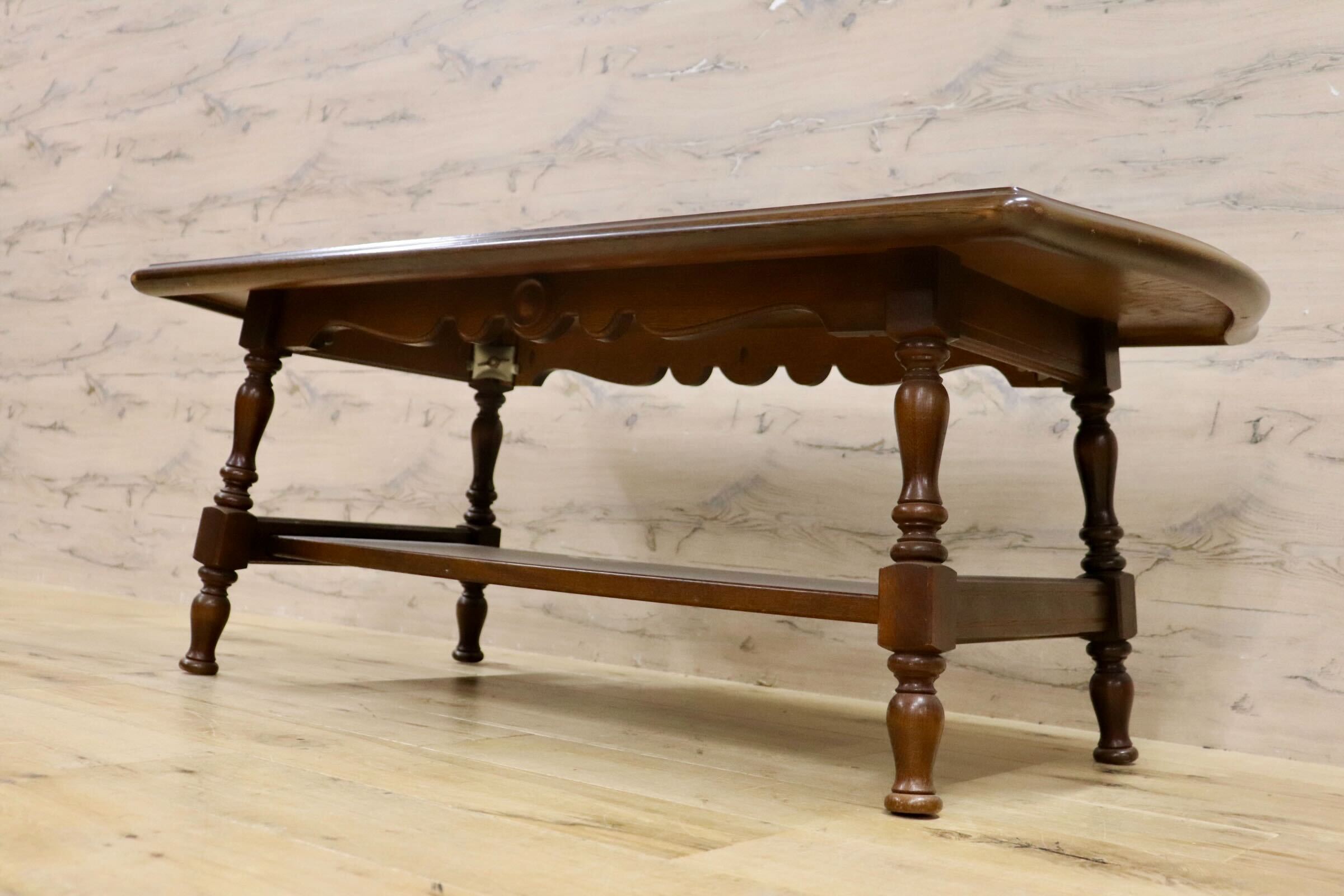 GMHH271○飛騨産業 / HIDA キツツキ 穂高 センターテーブル リビングテーブル コーヒーテーブル 無垢材 カントリー 定価約9万