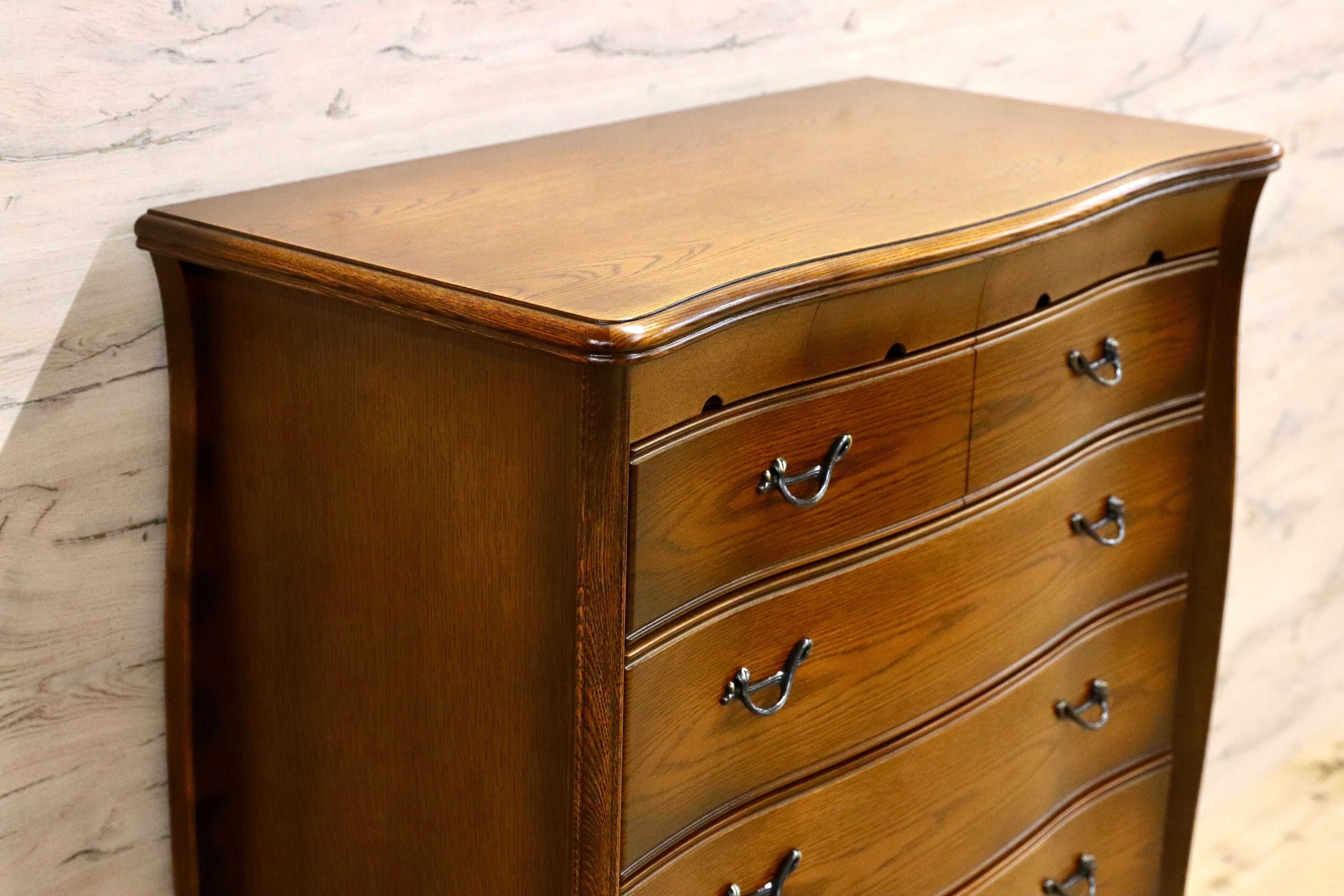 GMHK810○松永工房 Continue カンティーニュ チェスト ハイチェスト クラシック エレガント 整理箪笥 約32万