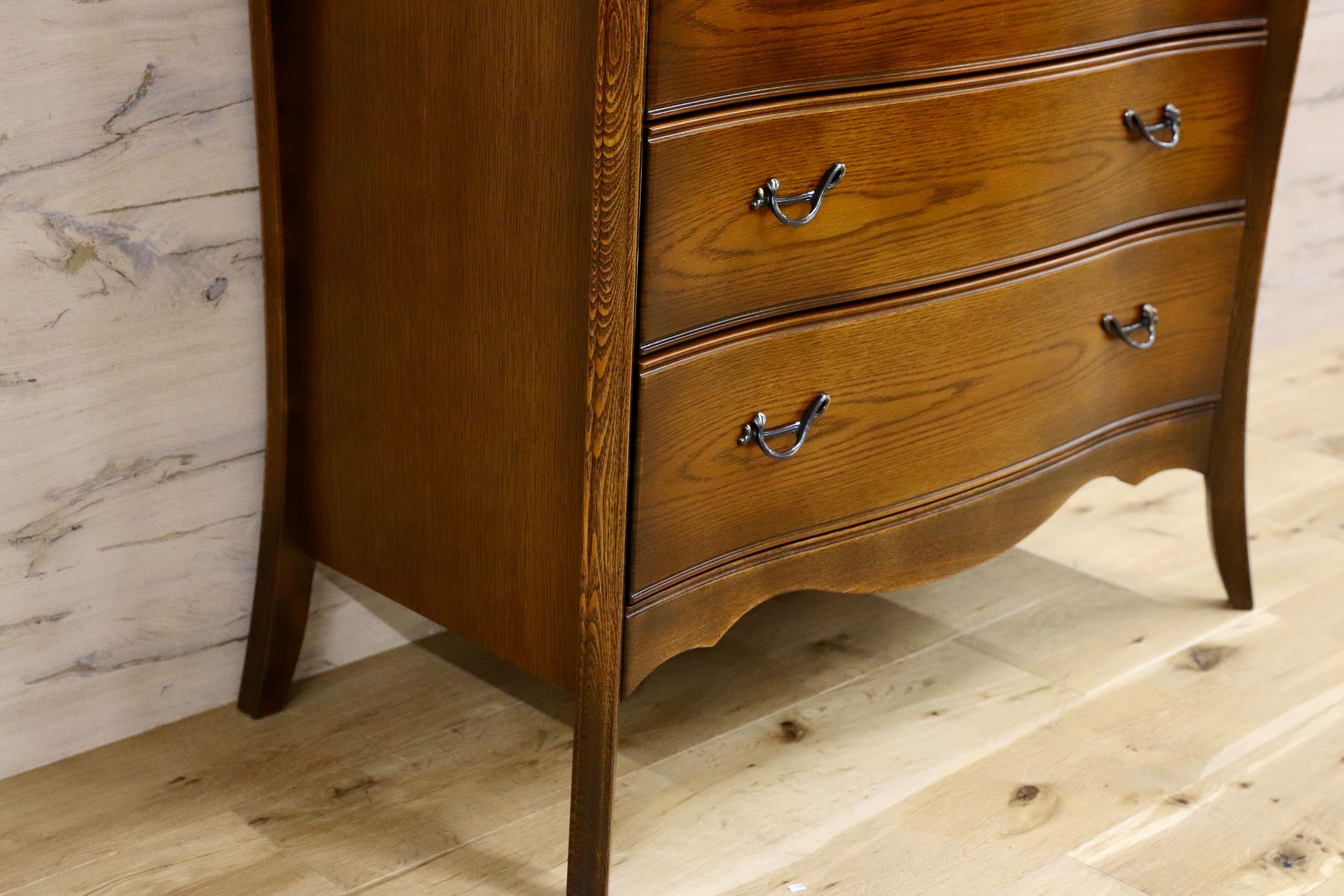 GMHK810○松永工房 Continue カンティーニュ チェスト ハイチェスト クラシック エレガント 整理箪笥 約32万