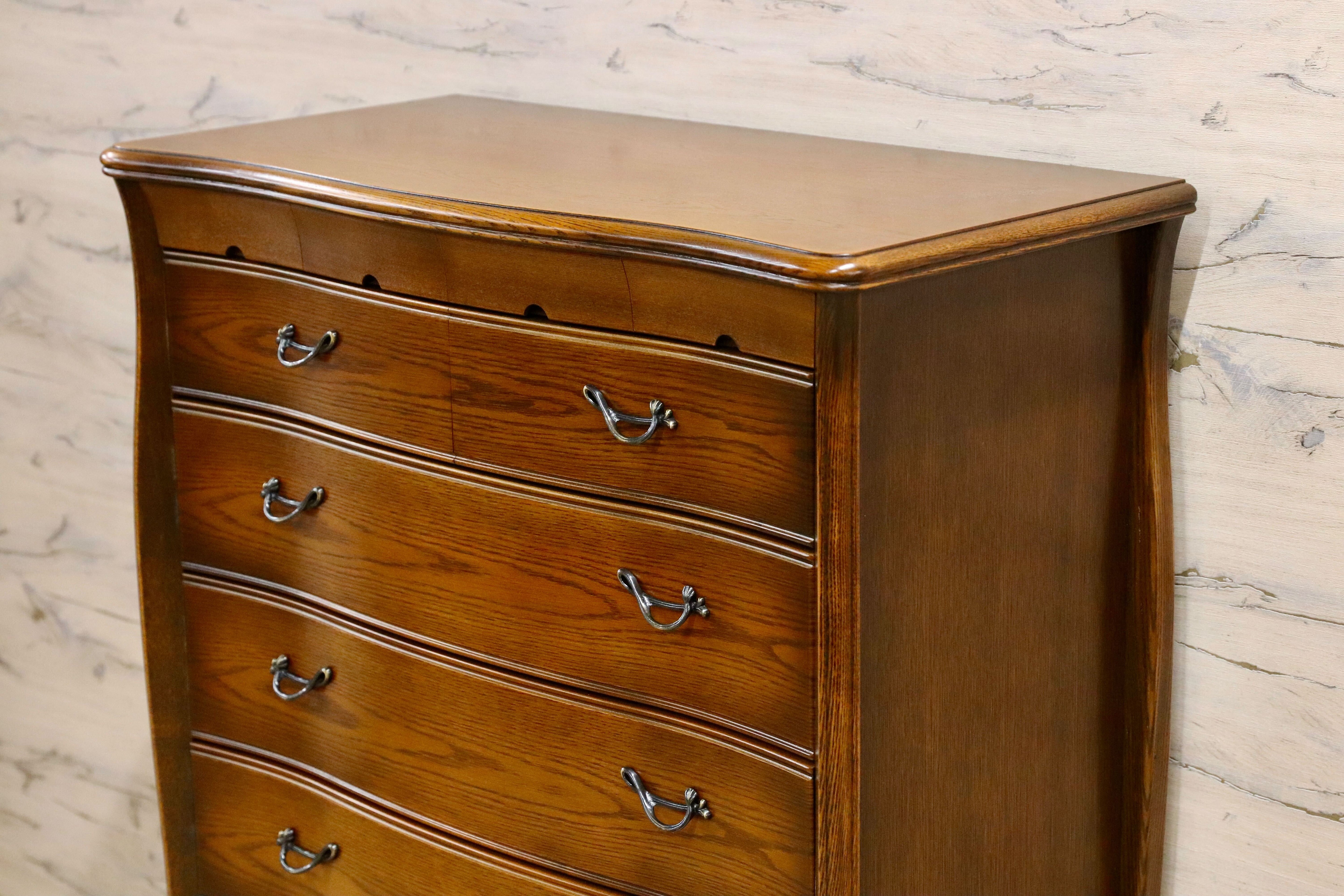 GMHK810○松永工房 Continue カンティーニュ チェスト ハイチェスト クラシック エレガント 整理箪笥 約32万