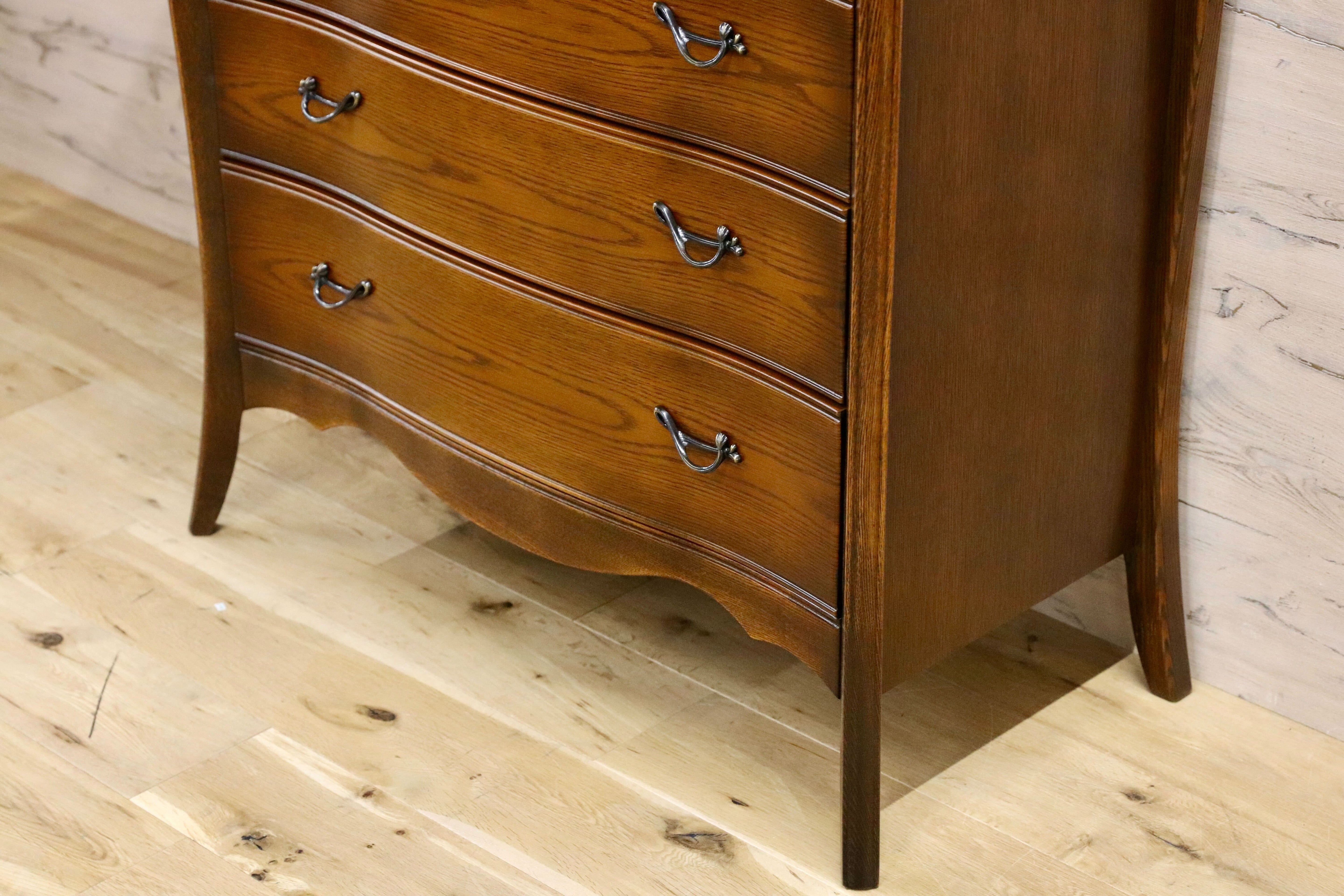 GMHK810○松永工房 Continue カンティーニュ チェスト ハイチェスト クラシック エレガント 整理箪笥 約32万