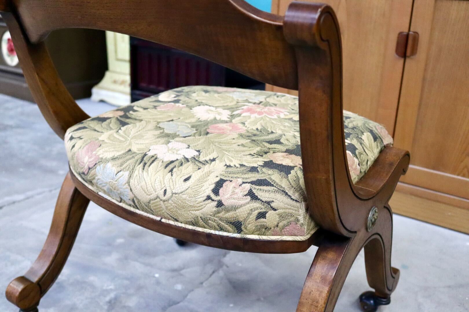 GMIK674D○DREXEL HERITAGE / ドレクセルヘリテイジ エスペラント ダイニングチェア 椅子 キャスター ヴィンテージ クラシック 定価約21万