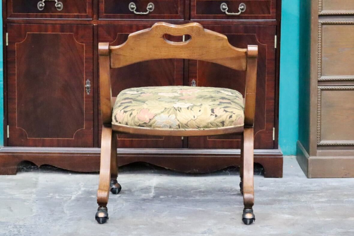 GMIK674E○DREXEL HERITAGE / ドレクセルヘリテイジ エスペラント ダイニングチェア 椅子 キャスター ヴィンテージ クラシック 定価約21万