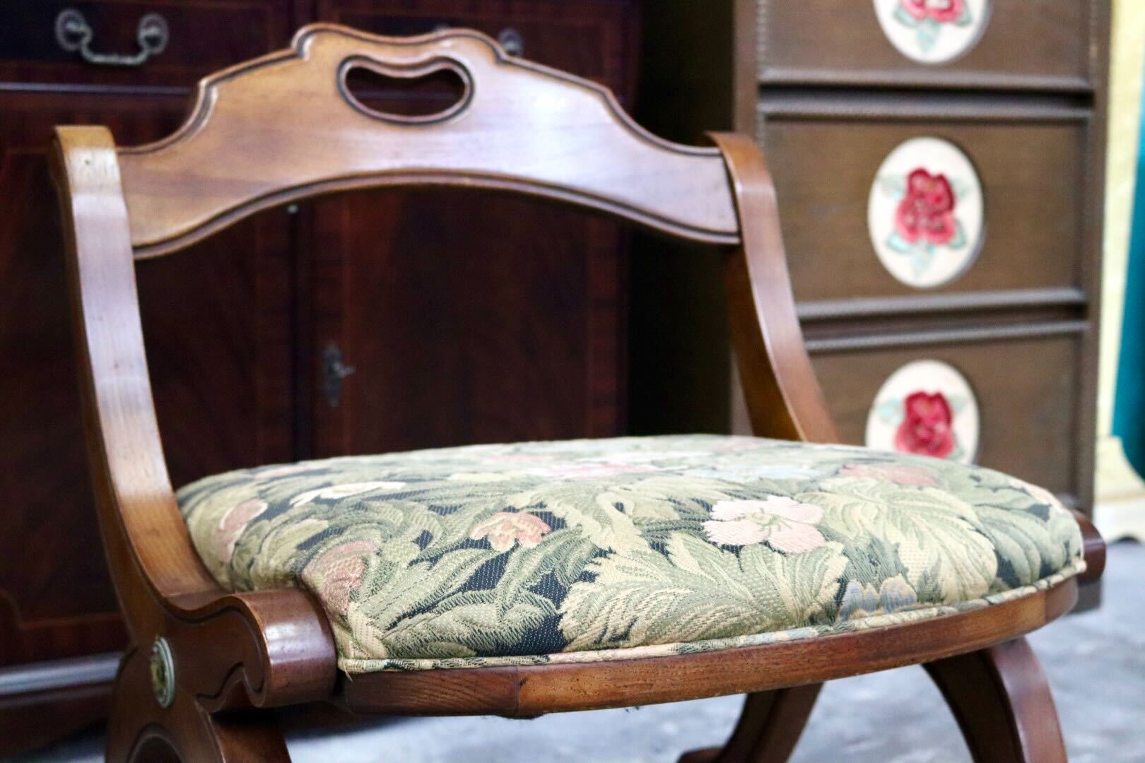 GMIK674E○DREXEL HERITAGE / ドレクセルヘリテイジ エスペラント ダイニングチェア 椅子 キャスター ヴィンテージ クラシック 定価約21万