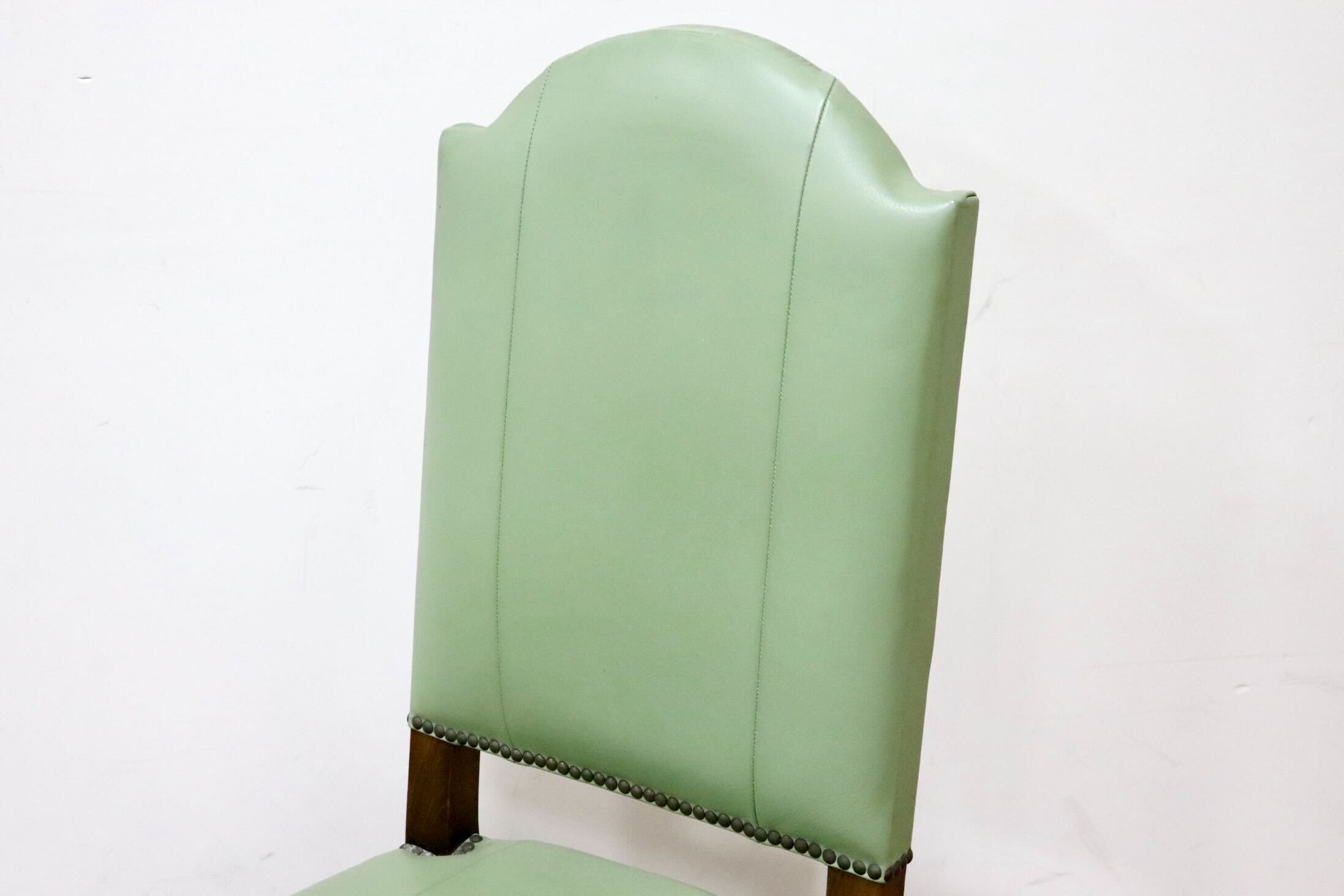 GMGH476B○VARO.S.A. VALENTI / バロッサバレンティ スペイン最高峰 ダイニングチェア 椅子 本革 IDC大塚家具 約19万 稀少 ヴィンテージ