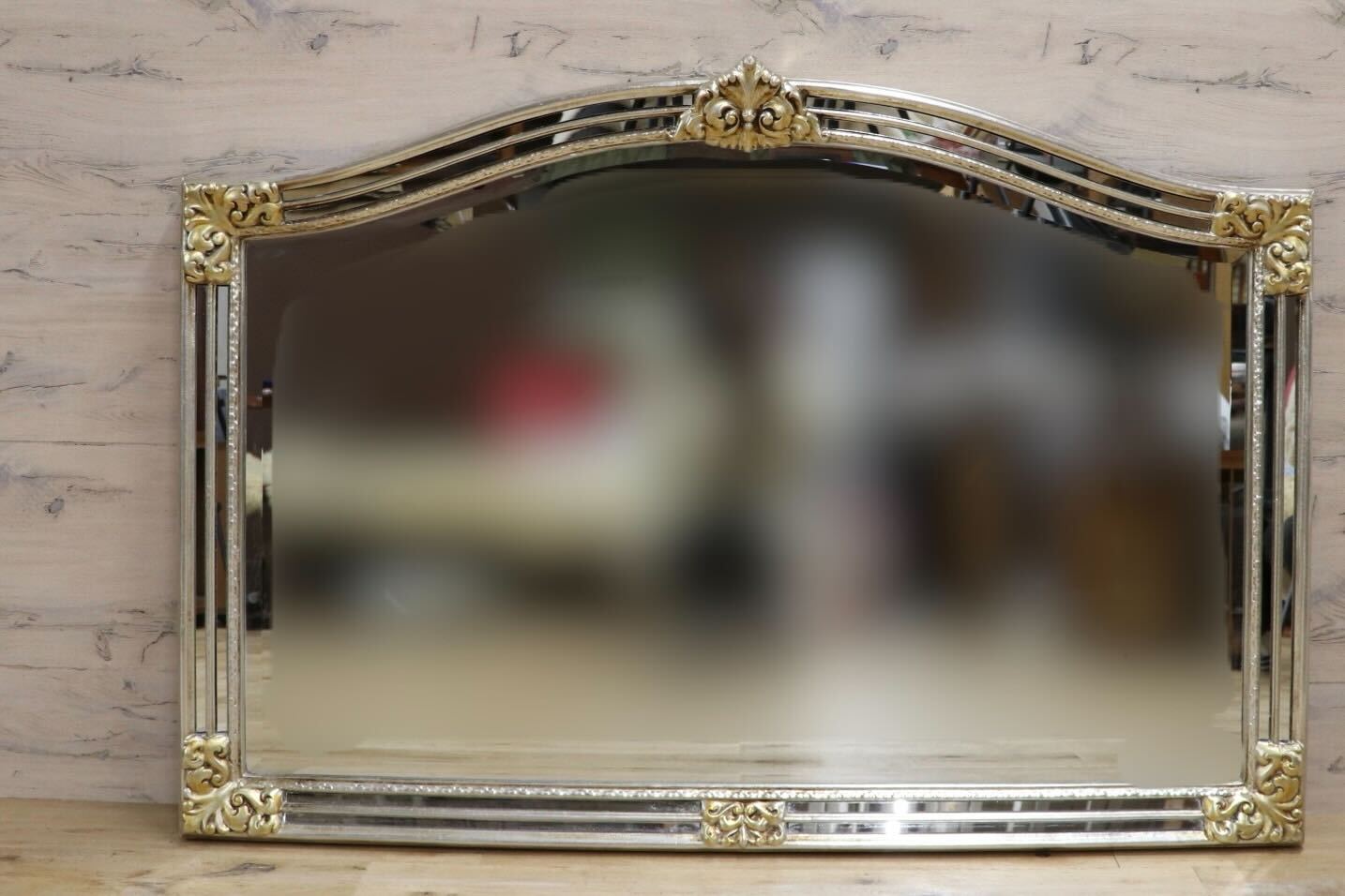 GMFK842○アンティーク調 ウォールミラー 壁掛けミラー クラッシック エレガント ヨーロピアン 鏡 インテリア ミラー