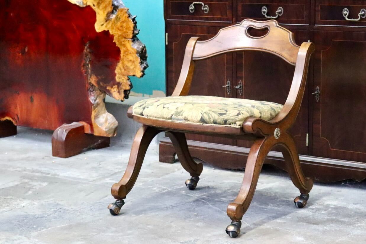 GMIK674F○DREXEL HERITAGE / ドレクセルヘリテイジ エスペラント ダイニングチェア 椅子 キャスター ヴィンテージ クラシック 定価約21万