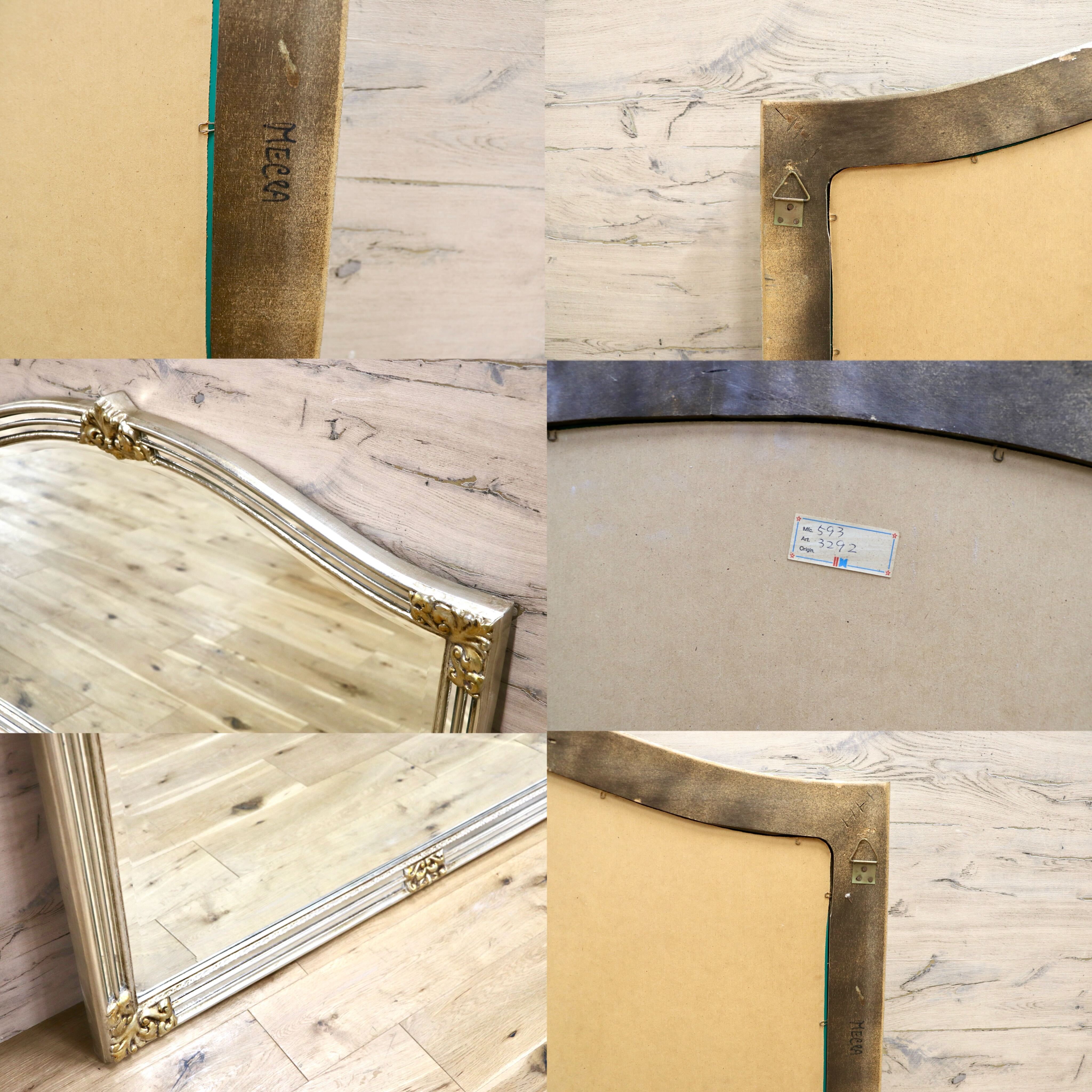 GMFK842○アンティーク調 ウォールミラー 壁掛けミラー クラッシック エレガント ヨーロピアン 鏡 インテリア ミラー