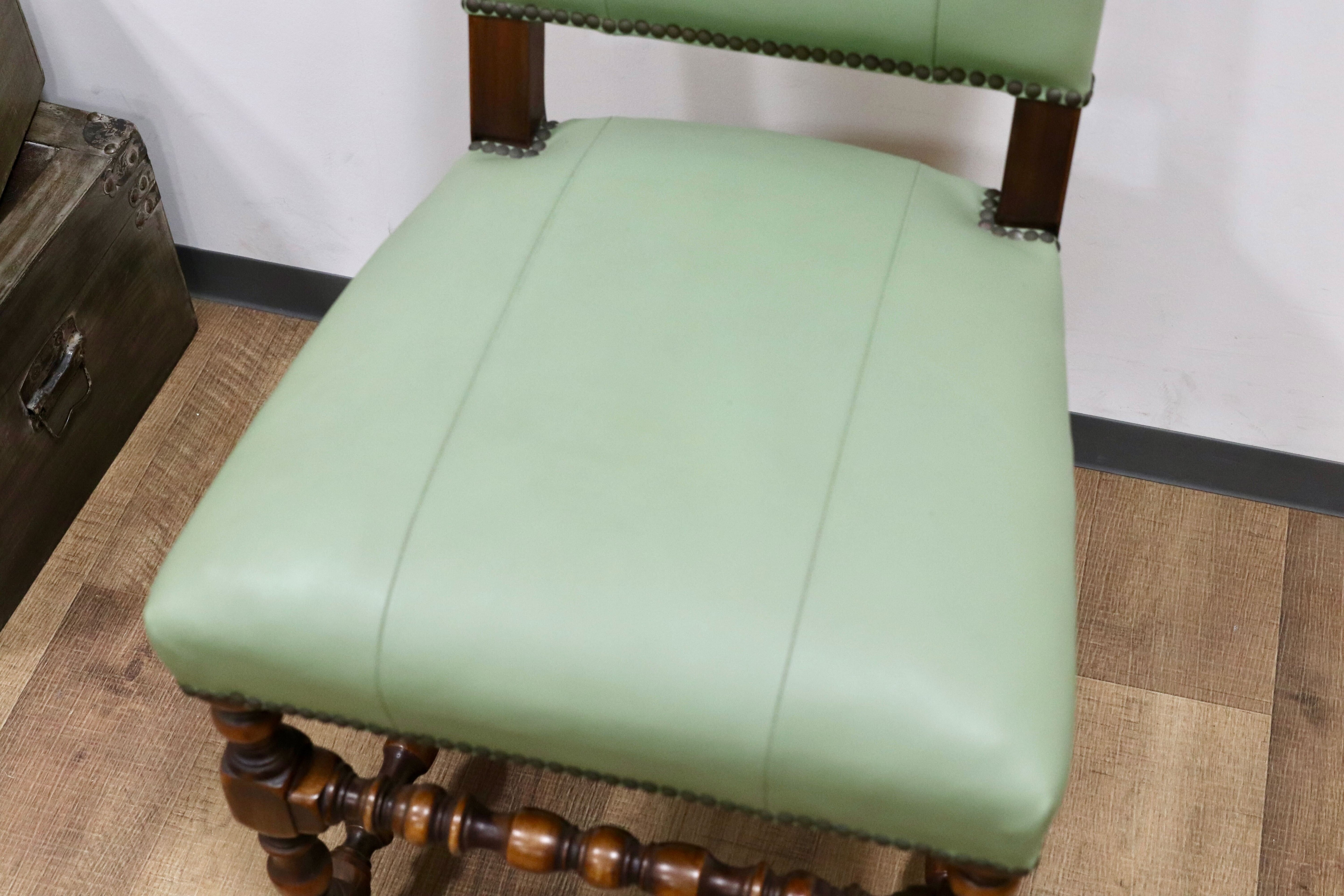 GMGH476A○VARO.S.A. VALENTI / バロッサバレンティ スペイン最高峰 ダイニングチェア 椅子 本革 IDC大塚家具 約19万 稀少 ヴィンテージ