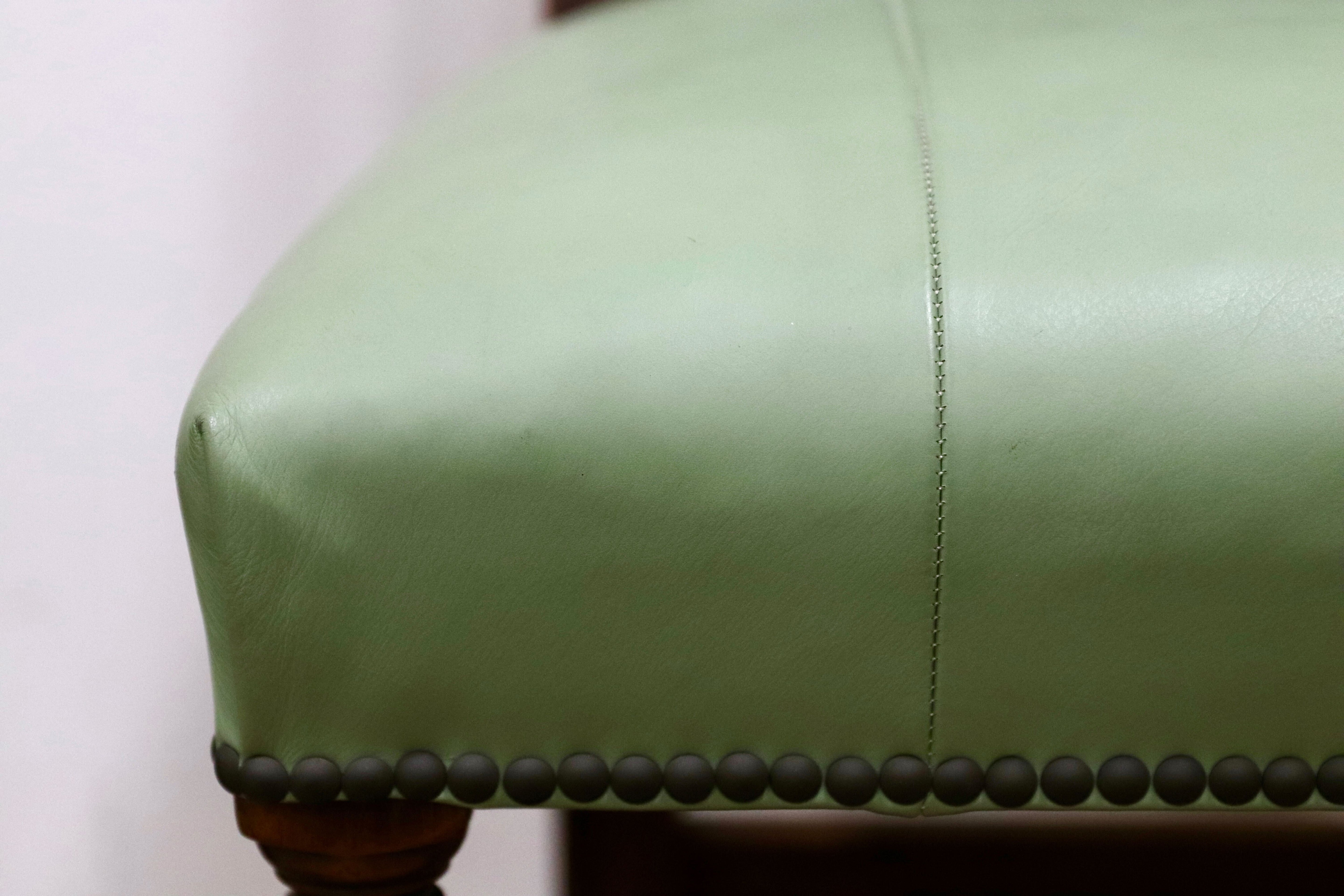 GMGH476A○VARO.S.A. VALENTI / バロッサバレンティ スペイン最高峰 ダイニングチェア 椅子 本革 IDC大塚家具 約19万 稀少 ヴィンテージ