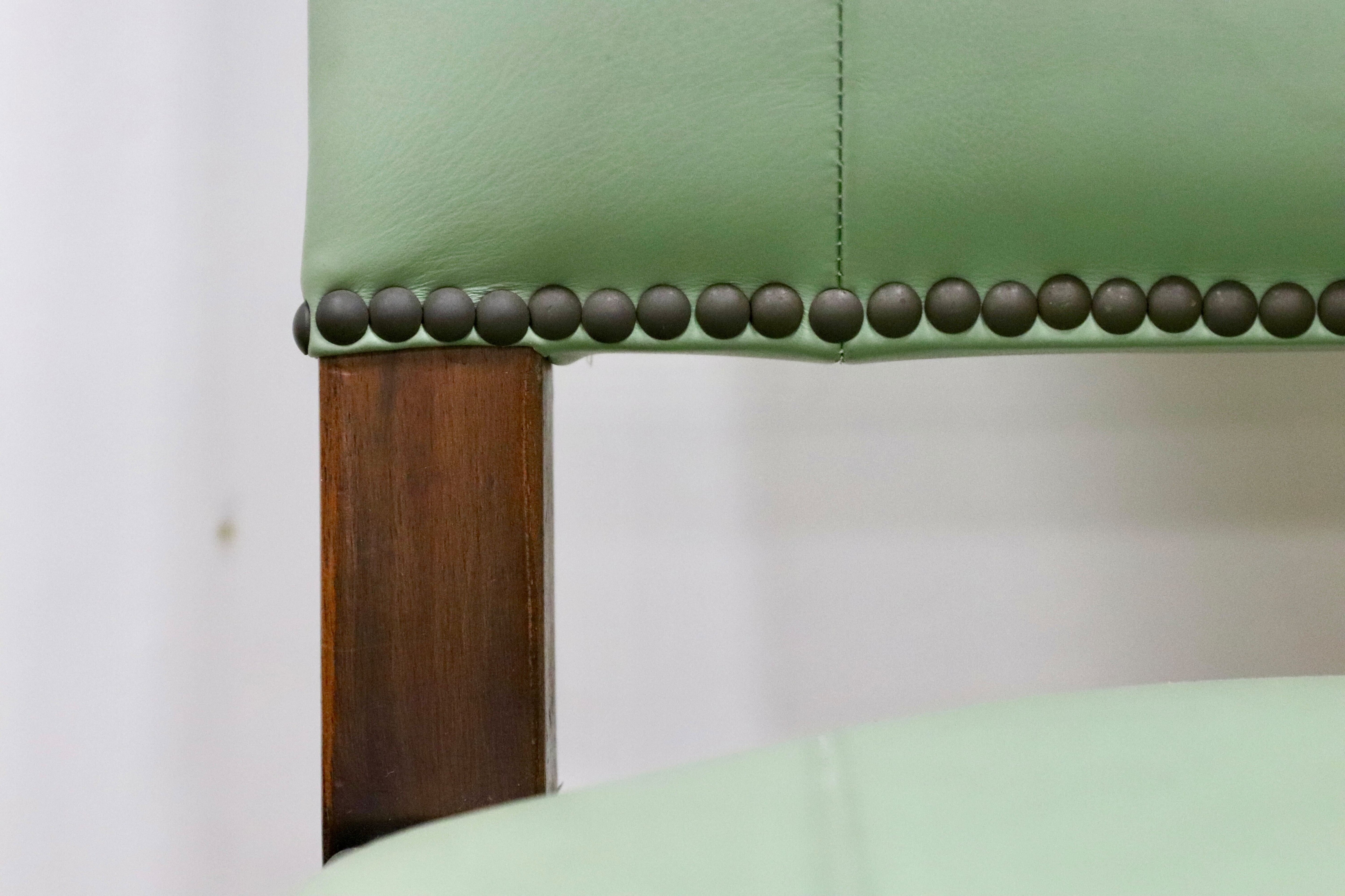 GMGH476A○VARO.S.A. VALENTI / バロッサバレンティ スペイン最高峰 ダイニングチェア 椅子 本革 IDC大塚家具 約19万 稀少 ヴィンテージ