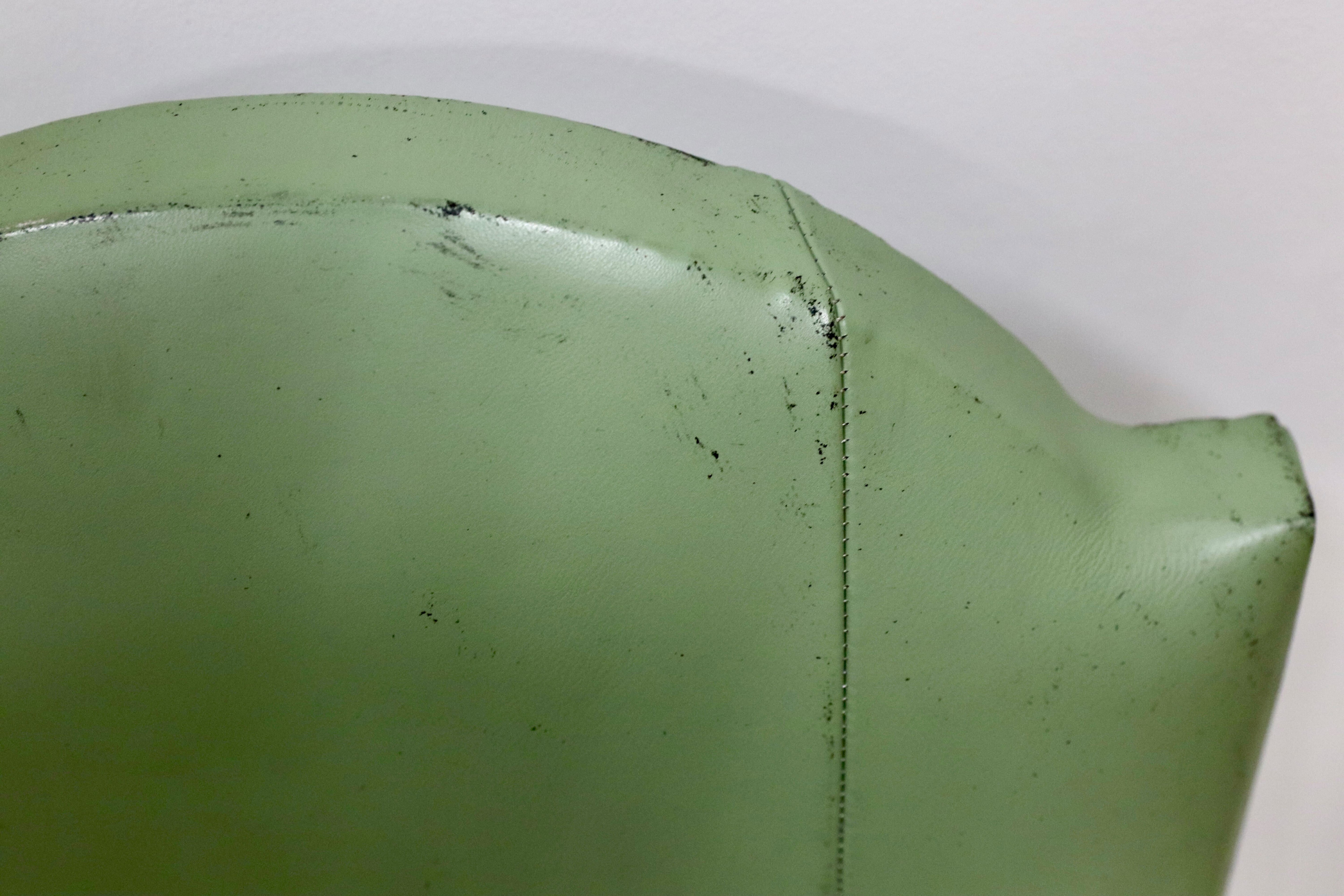 GMGH476A○VARO.S.A. VALENTI / バロッサバレンティ スペイン最高峰 ダイニングチェア 椅子 本革 IDC大塚家具 約19万 稀少 ヴィンテージ