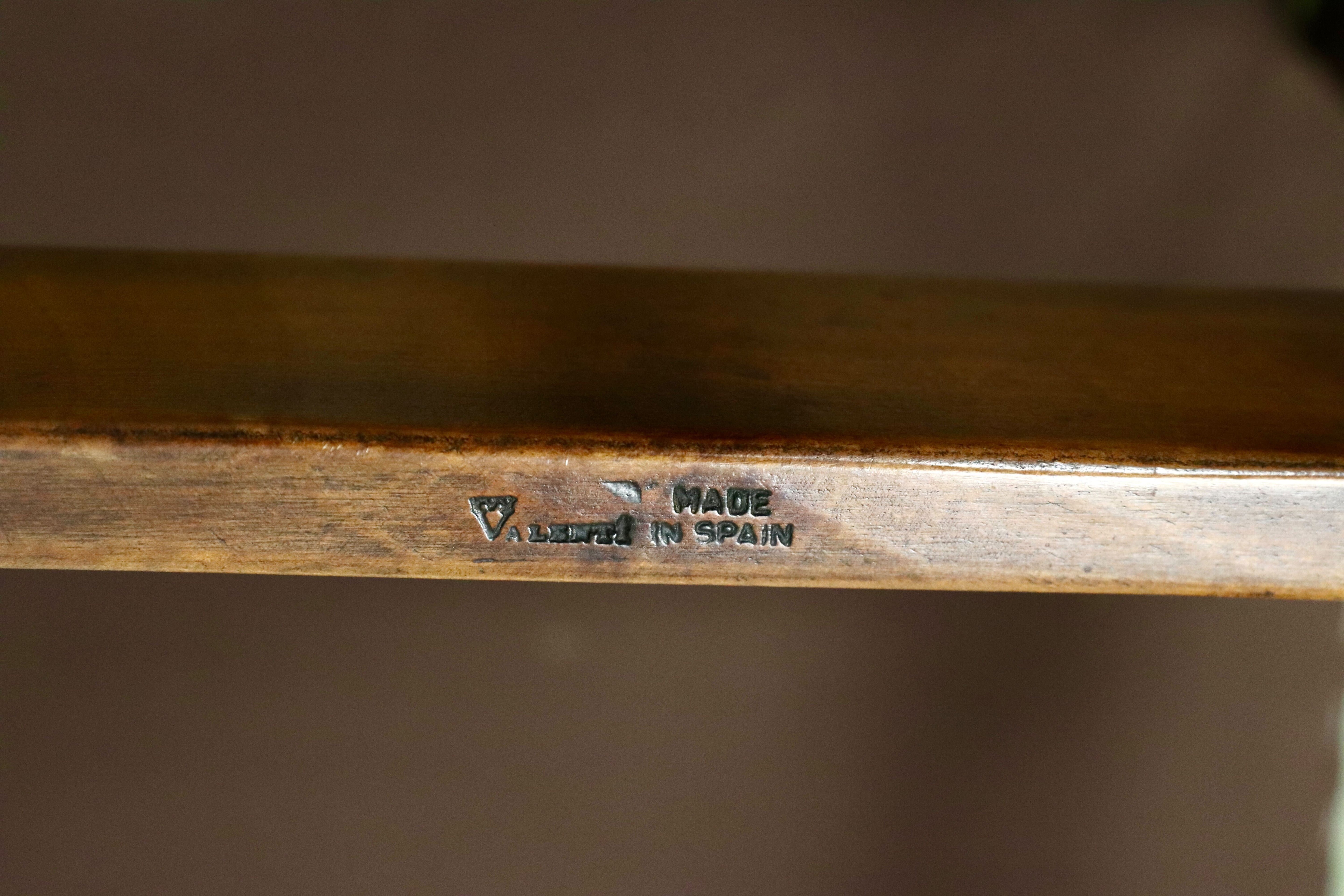 GMGH476A○VARO.S.A. VALENTI / バロッサバレンティ スペイン最高峰 ダイニングチェア 椅子 本革 IDC大塚家具 約19万 稀少 ヴィンテージ