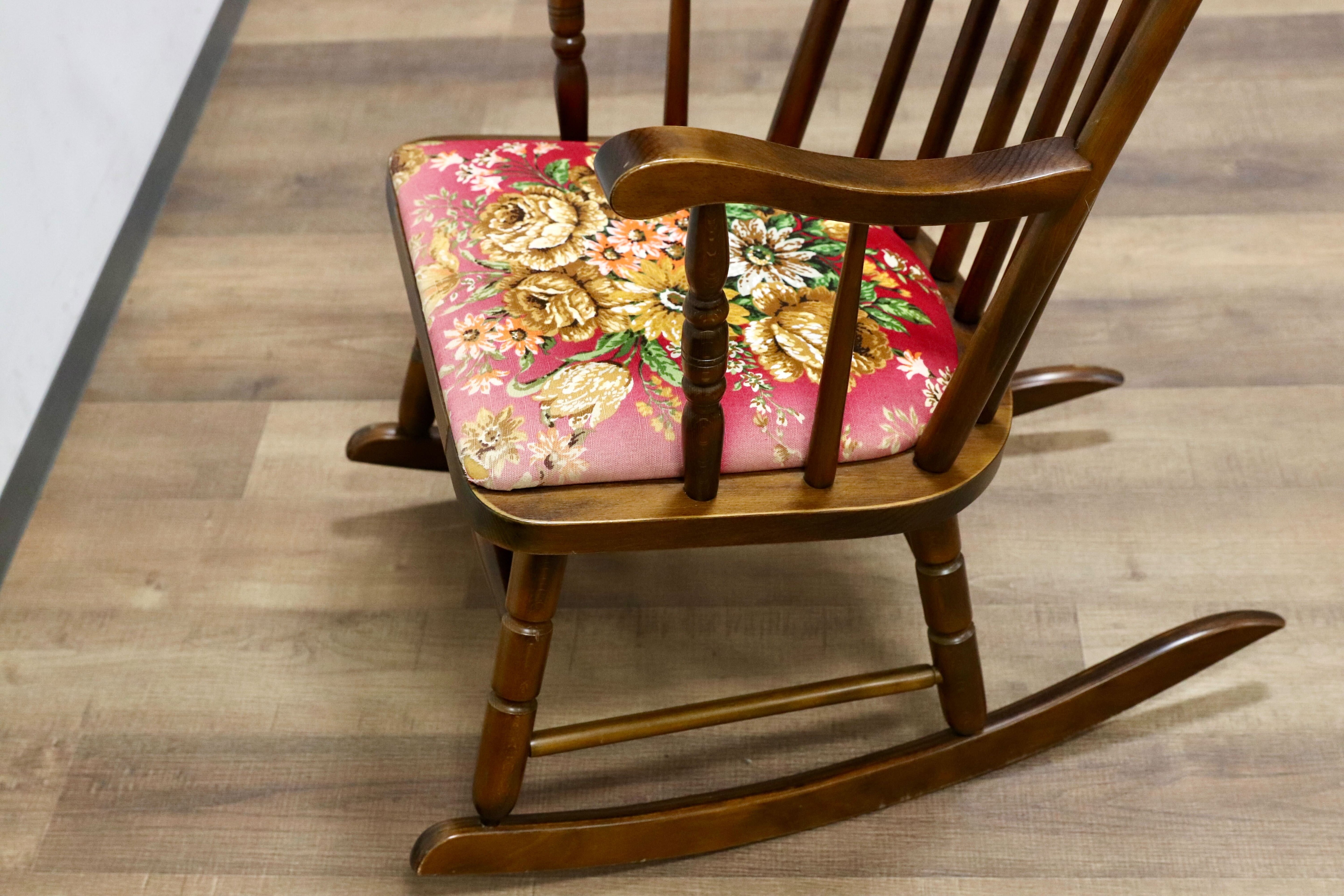 GMGS241○飛騨の家具 ヒダ ダイネット ロッキングチェア 揺り椅子 レトロ アンティーク ヴィンテージ チェア 椅子 安楽椅子