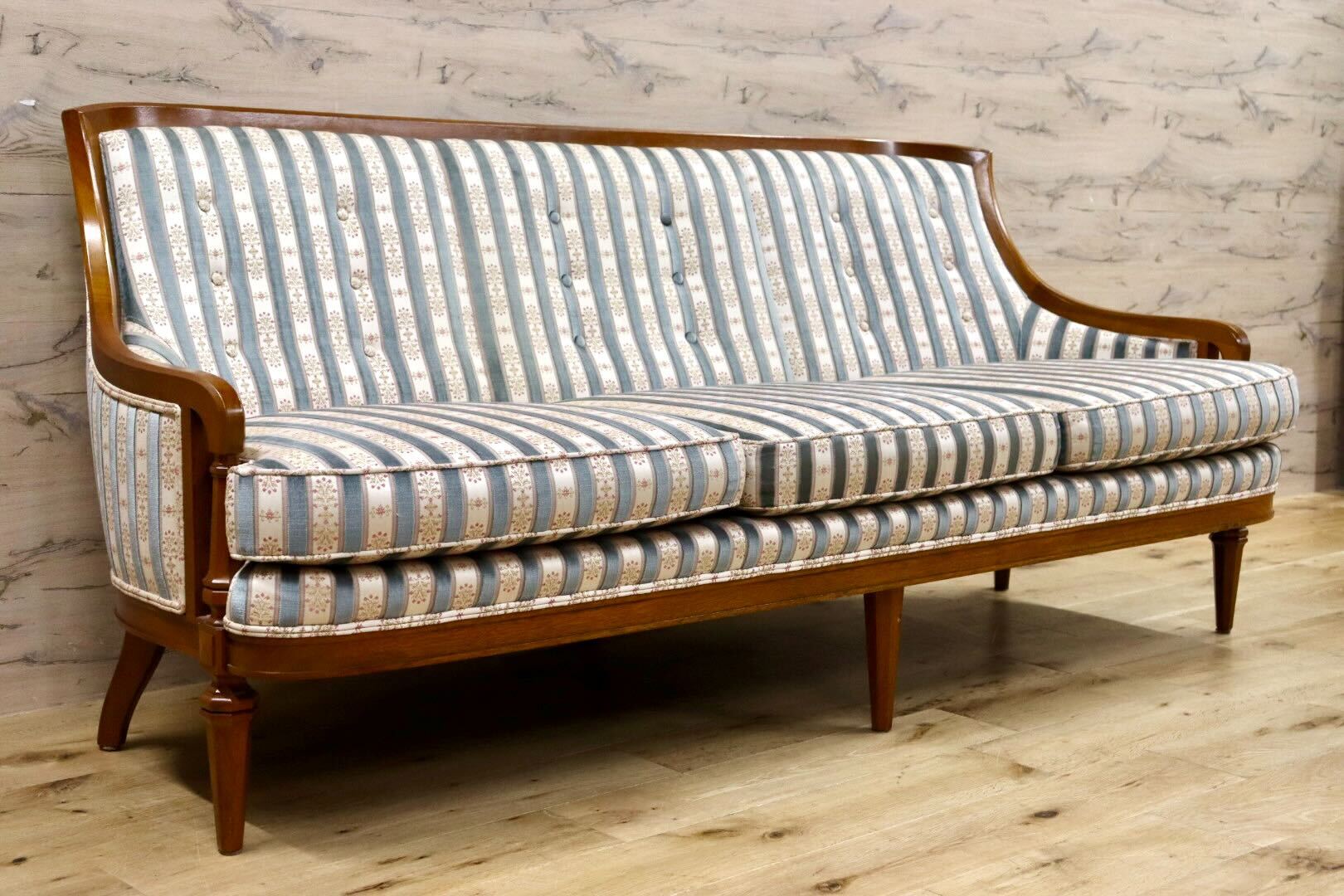GMIS85○DREXEL HERITAGE / ドレクセルヘリテイジ Upholstery アップホルスタリー 3人掛けソファ トリプルソファ ファブリック 約111万