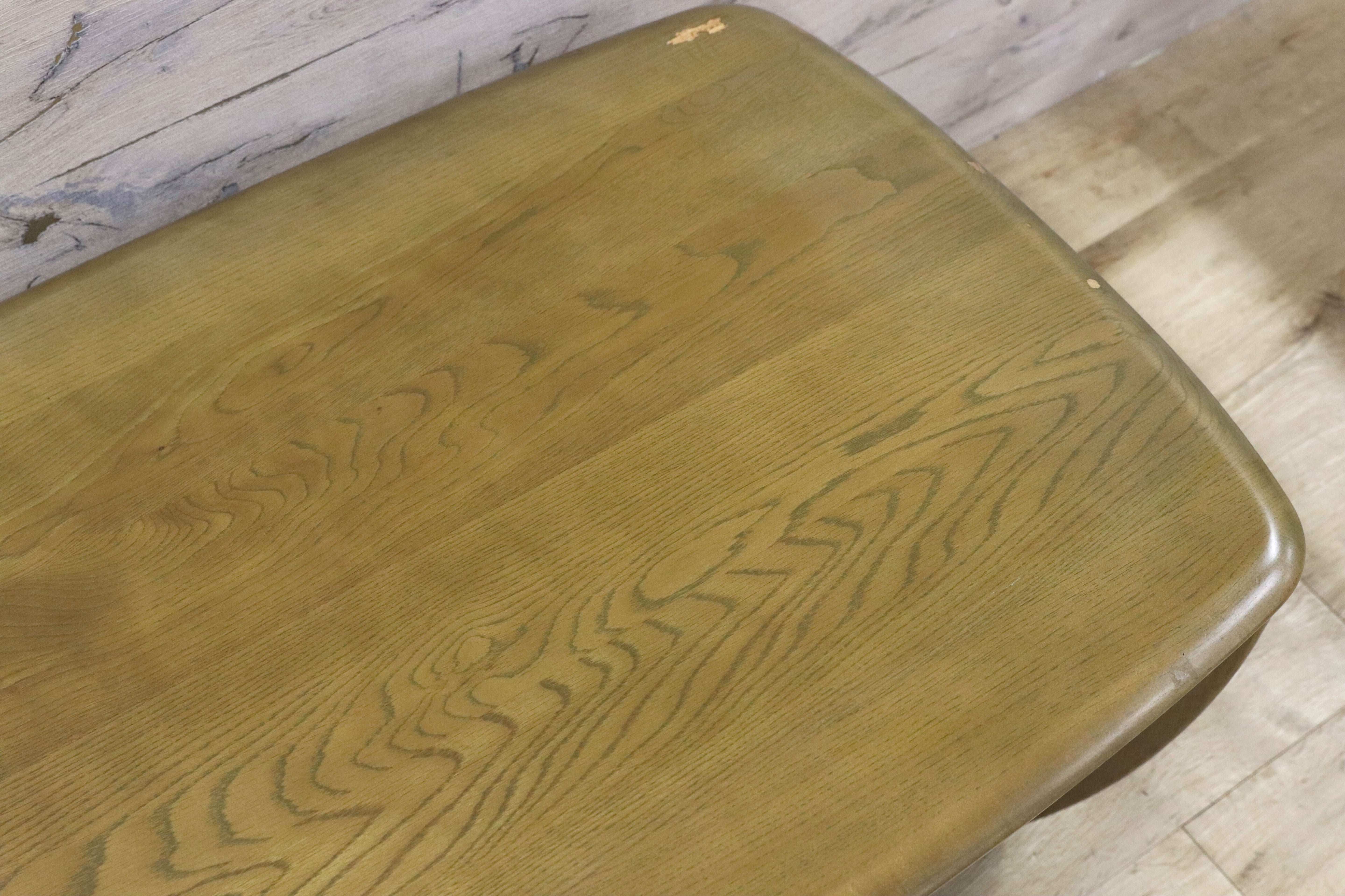 GMGH104○karimoku / カリモク センターテーブル リビングテーブル 楢材 応接 机 オールド クラシック レトロ