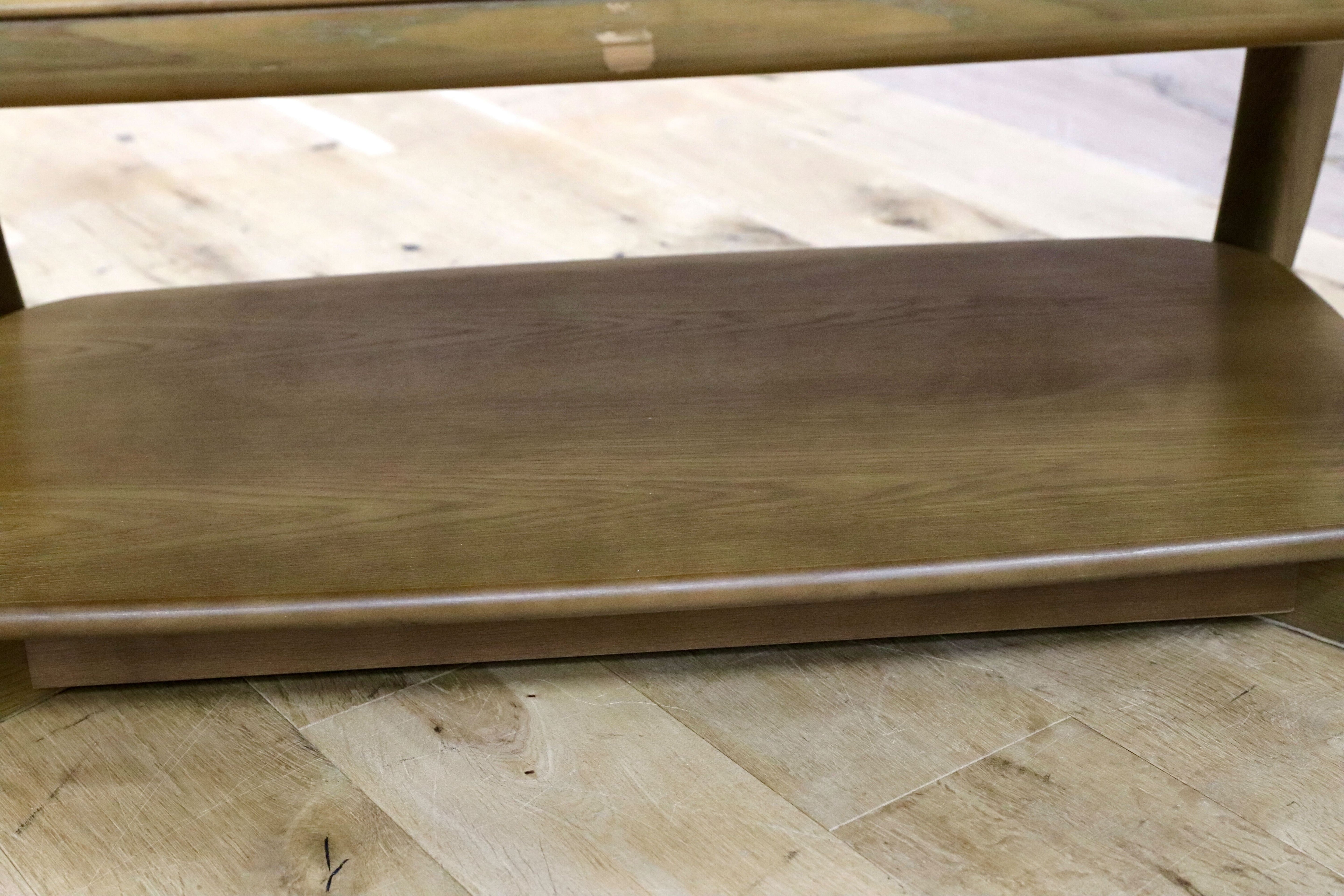 GMGH104○karimoku / カリモク センターテーブル リビングテーブル 楢材 応接 机 オールド クラシック レトロ