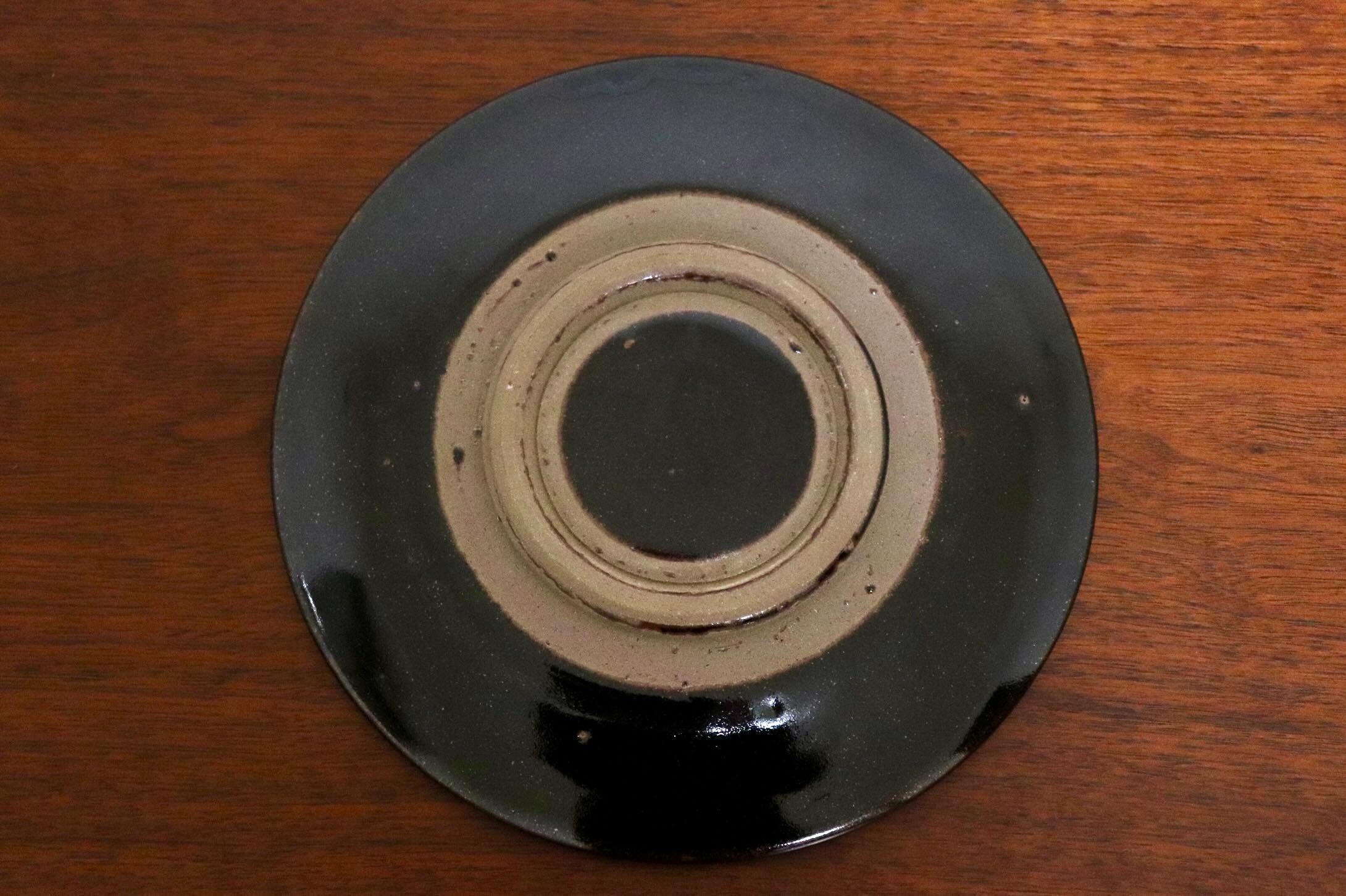 GMIO328A○陶勝窯 丹波焼 網目皿6寸 市野勝 市野勝磯 陶器 工芸品 丹波篠山 未使用